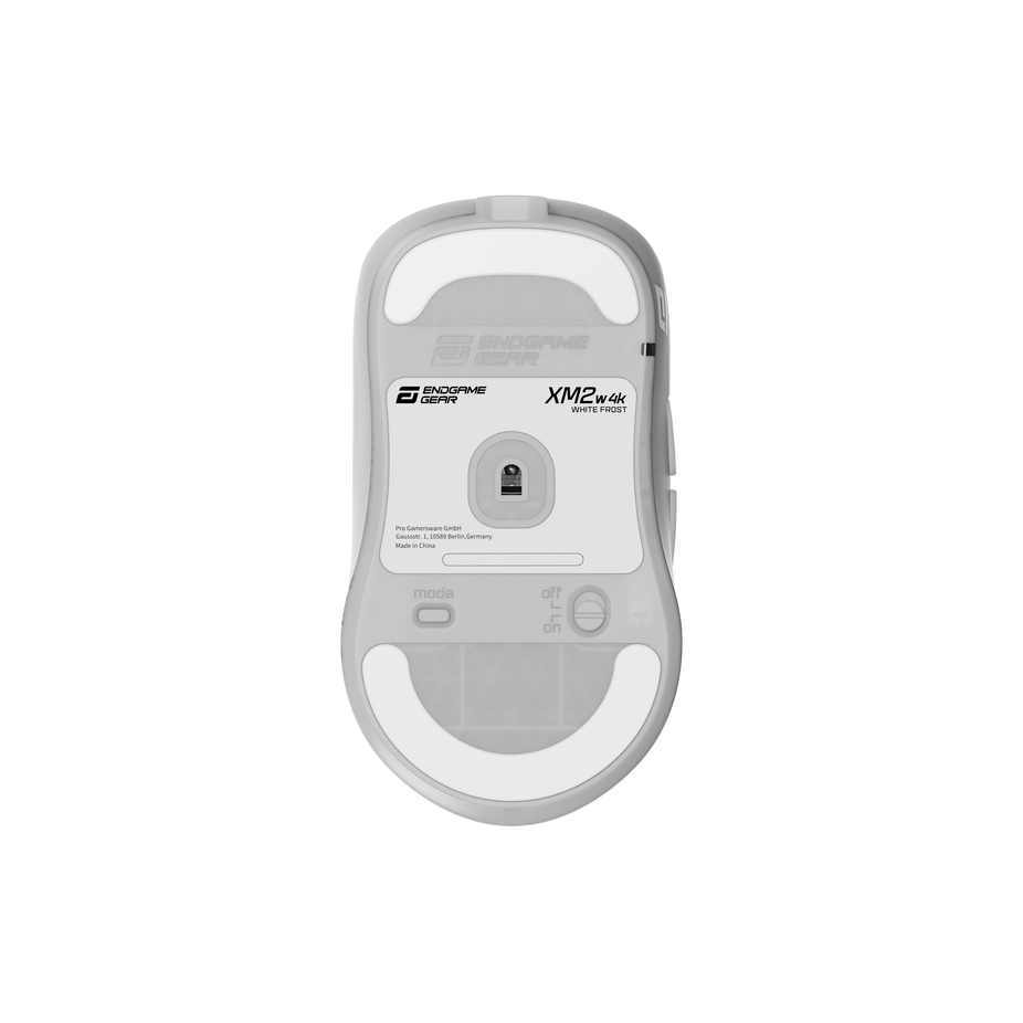 Souris de jeu sans fil XM2w 4k – Blanc givré