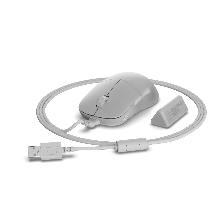 Souris de jeu sans fil XM2w 4k – Blanc givré