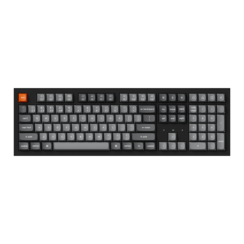 K10 Max - White LED -  Brown Switch