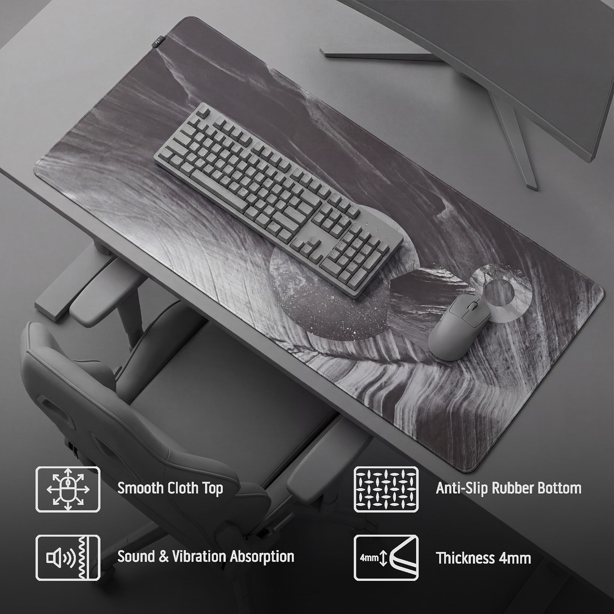 Cloth Deskpad - Anomalies - Lunar