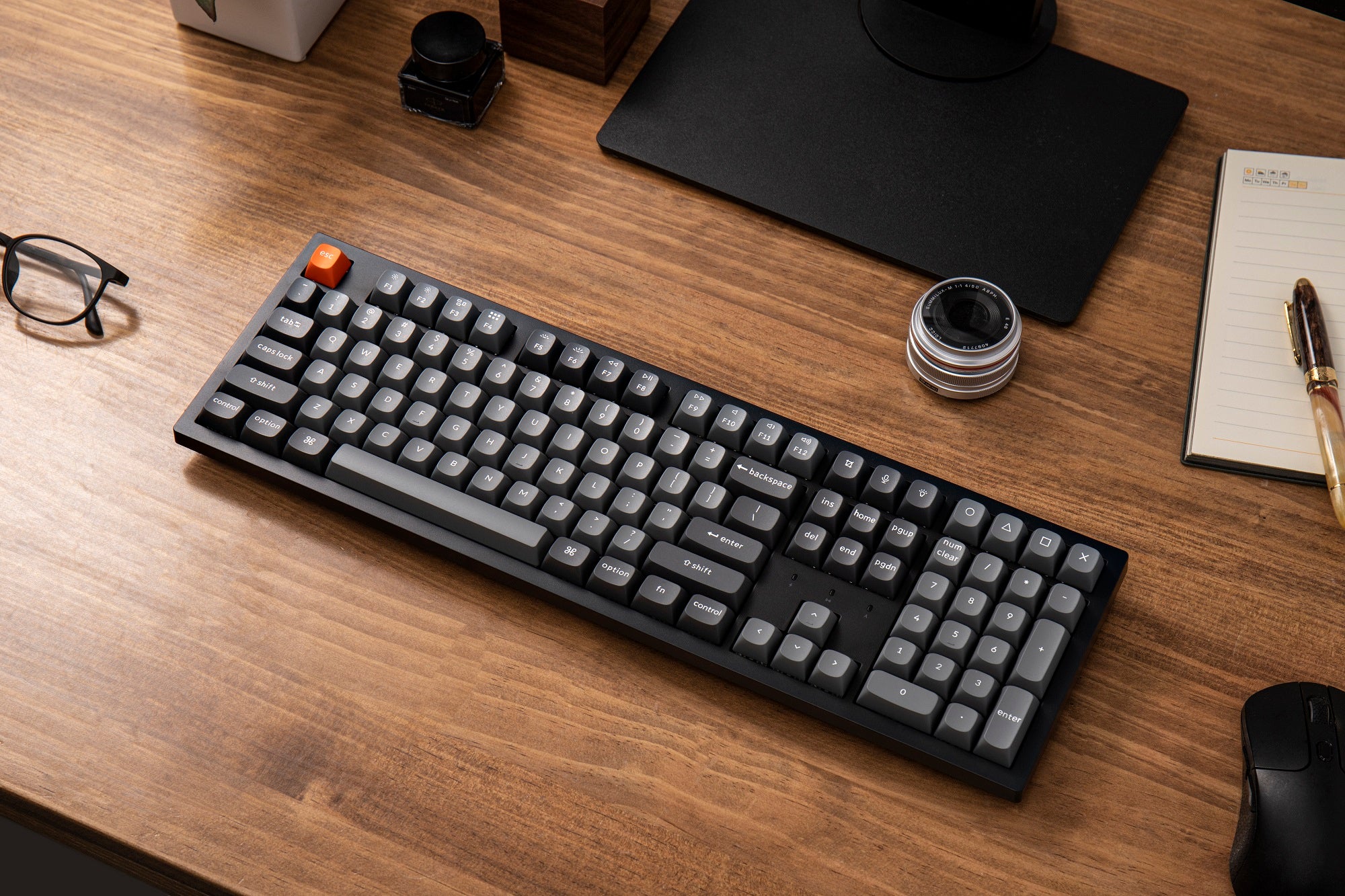 K10 Max - Aluminium RGDB - Interrupteur marron