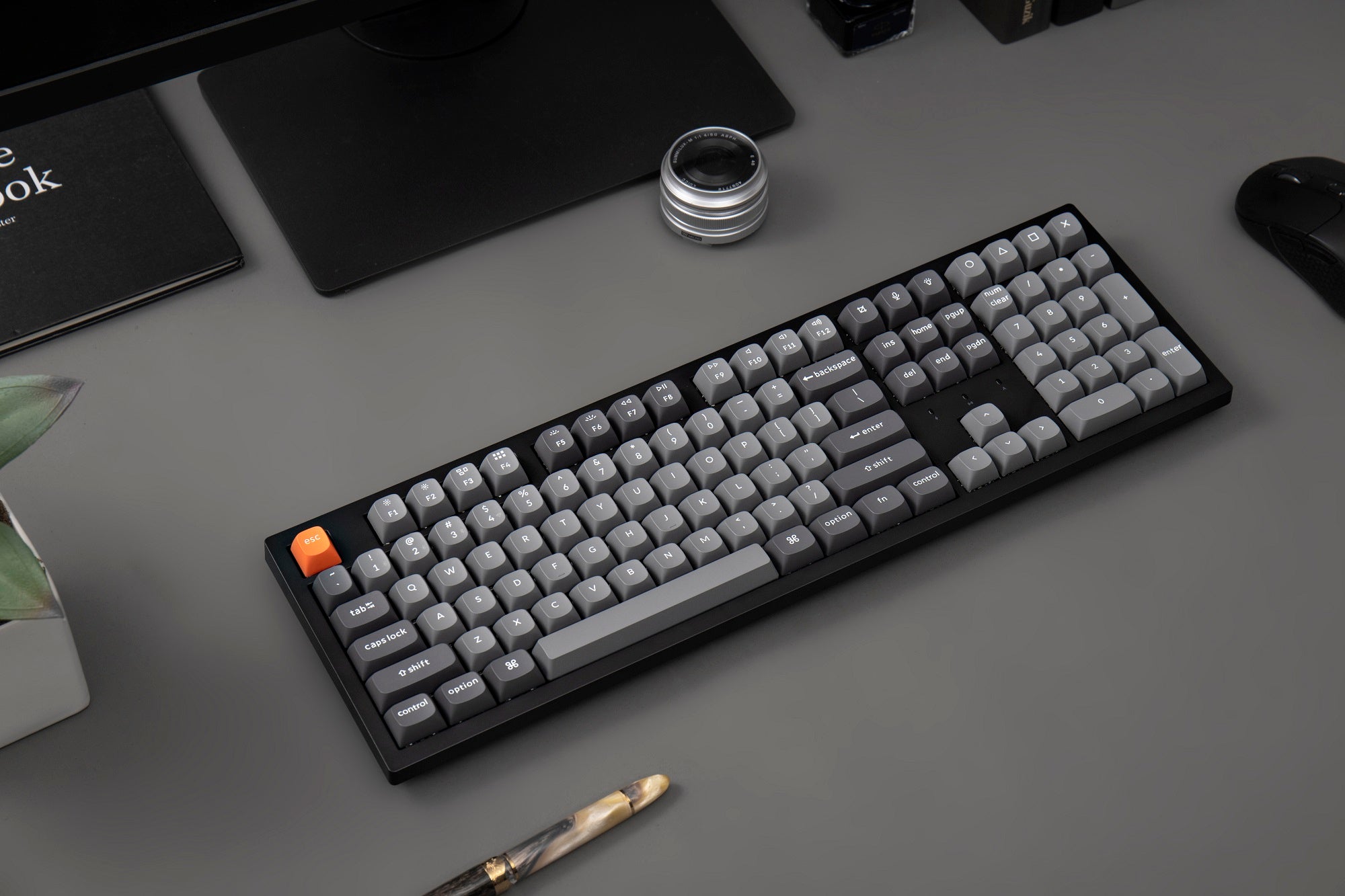 K10 Max - Aluminium RGDB - Interrupteur marron