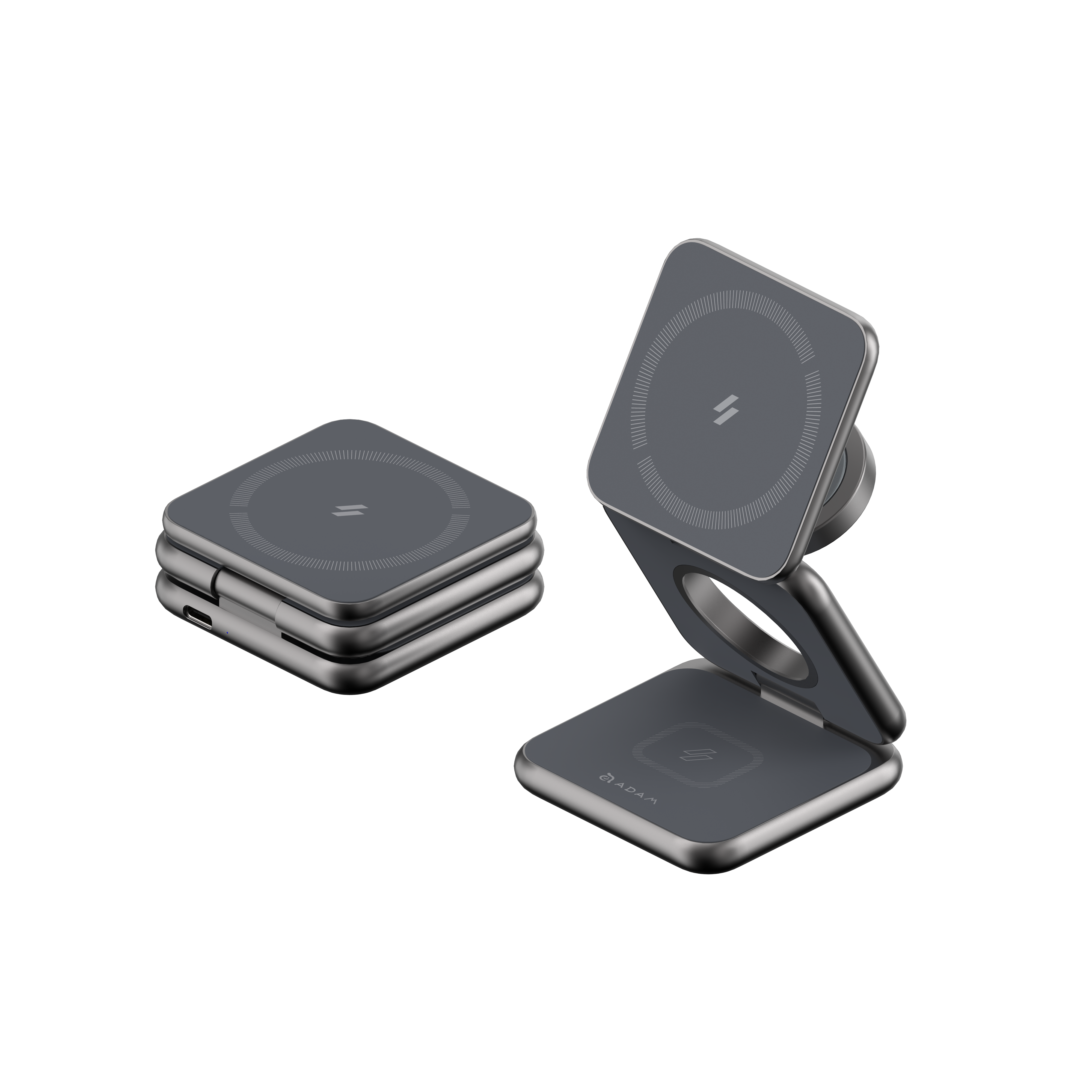Mag 3 - Magnetic 3-in-1 Foldable Travel Charging Station