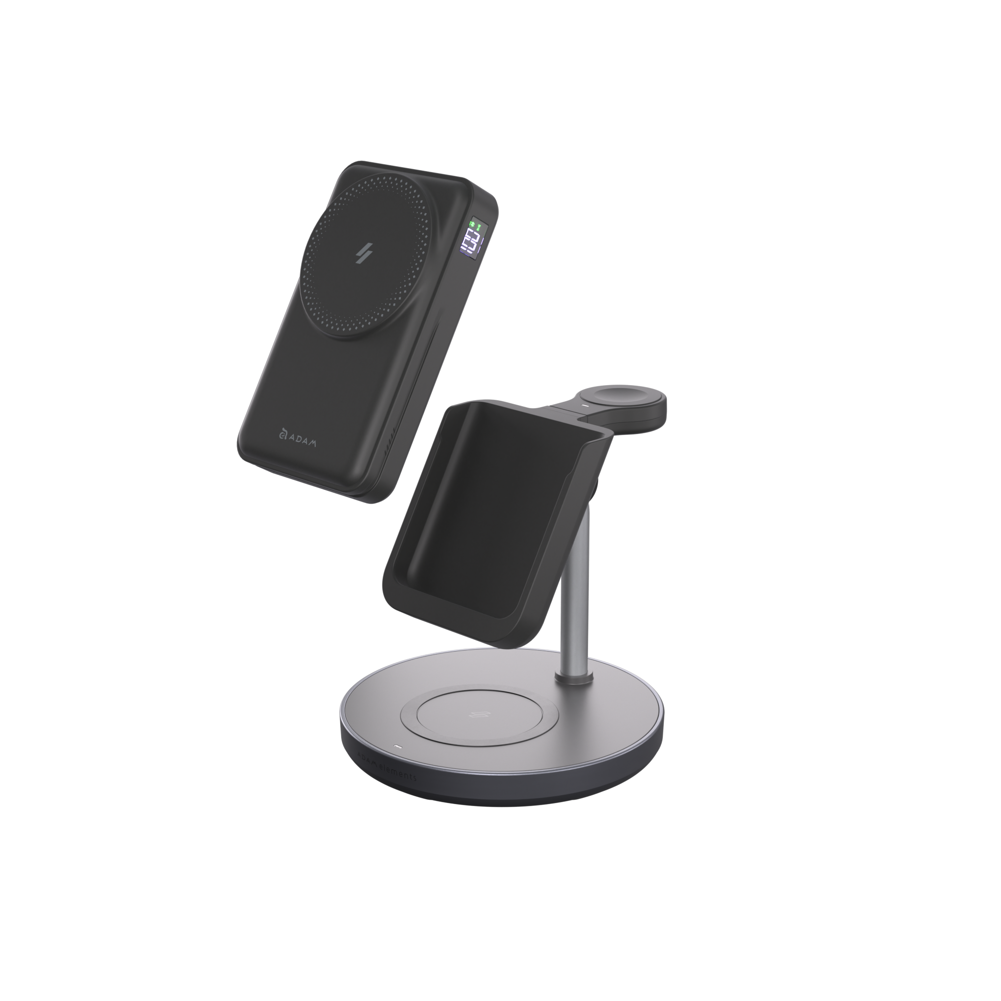Mag 5 10,000 mAh US Adapter - Magnetic 5-in-1 Wireless Charging Station