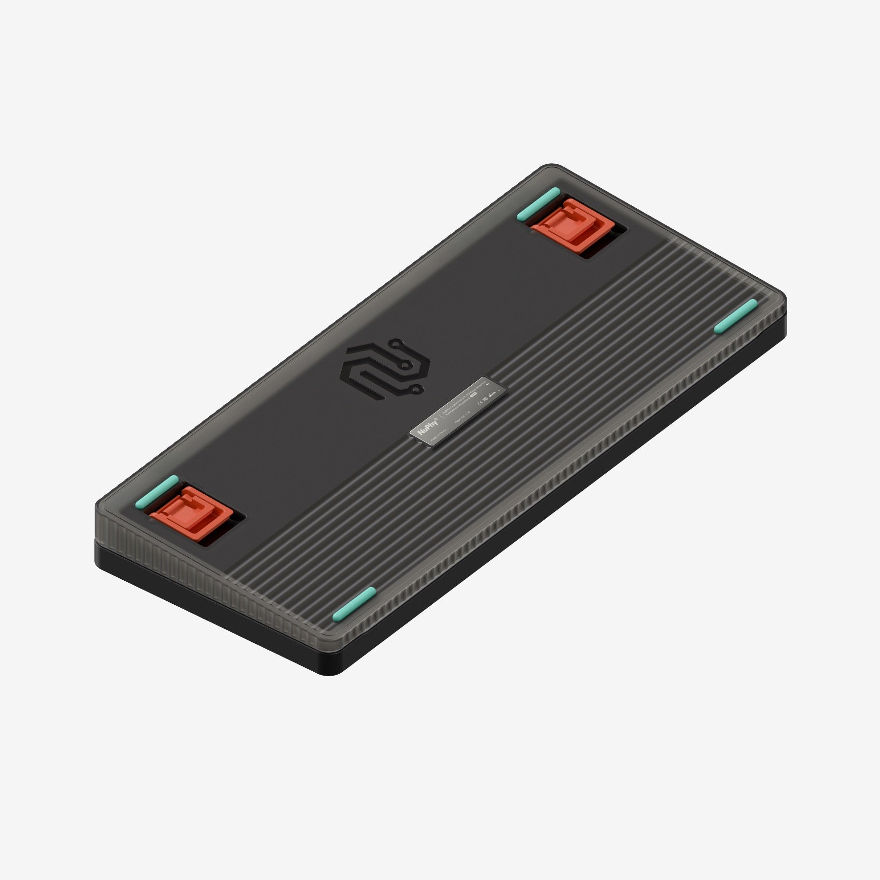 Halo75 V2 - Obsidian Black - Silent Red Switches