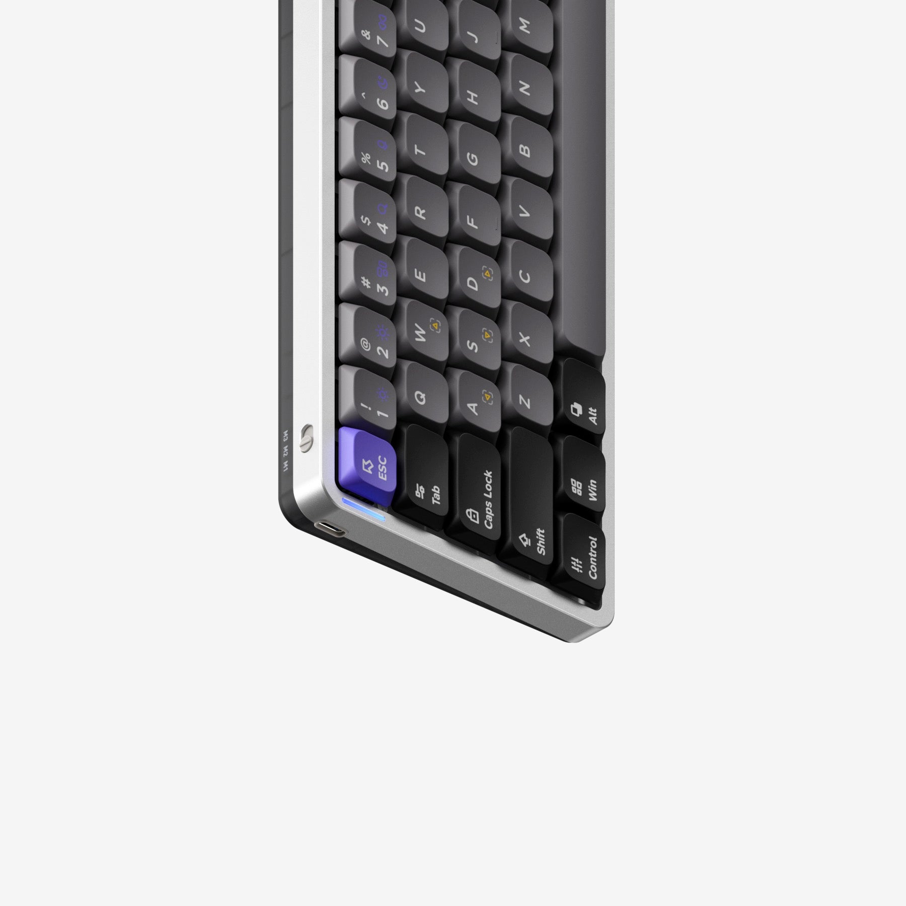 Air60 HE - Silver - Low Profile Magnetic Jade PRO