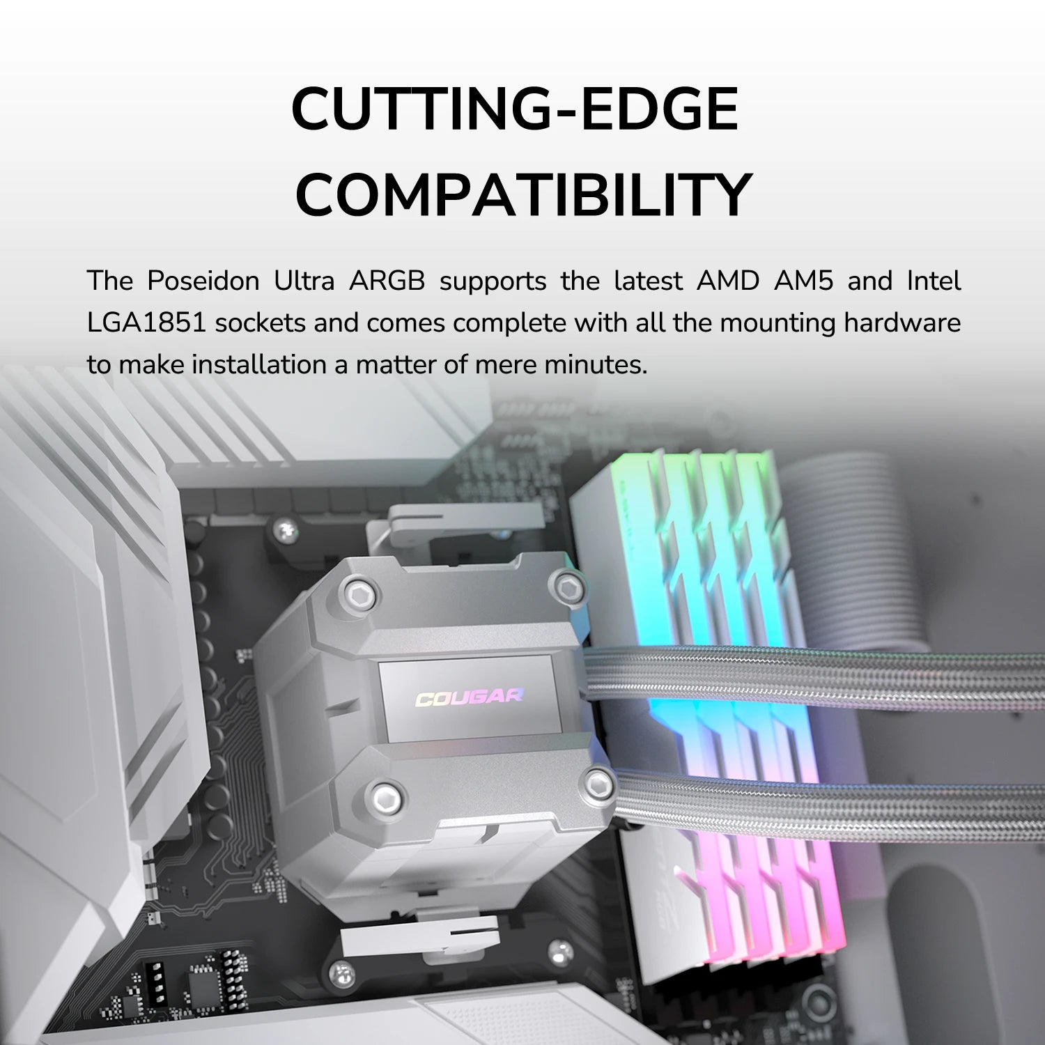 Poseidon Ultra 240 ARGB WHITE - Liquid Cooling
