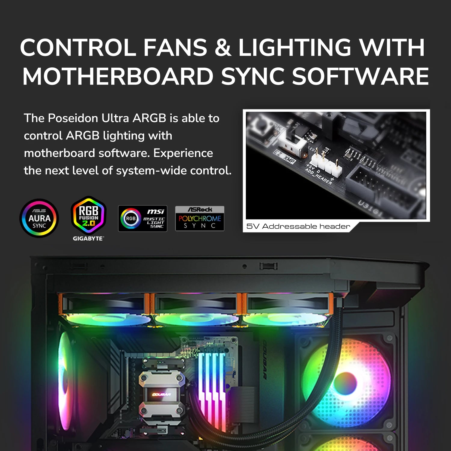 Poseidon Ultra 240 ARGB - Liquid Cooling