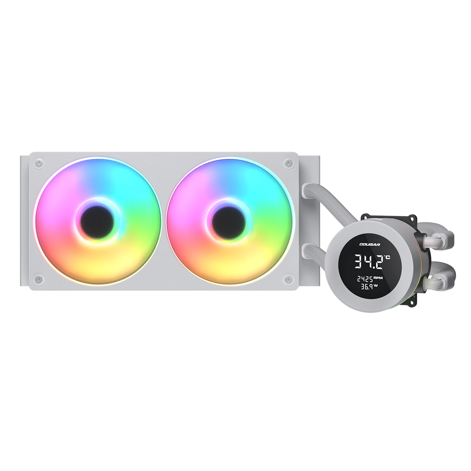 Poseidon Vistek 240 ARGB Blanc - Refroidissement liquide