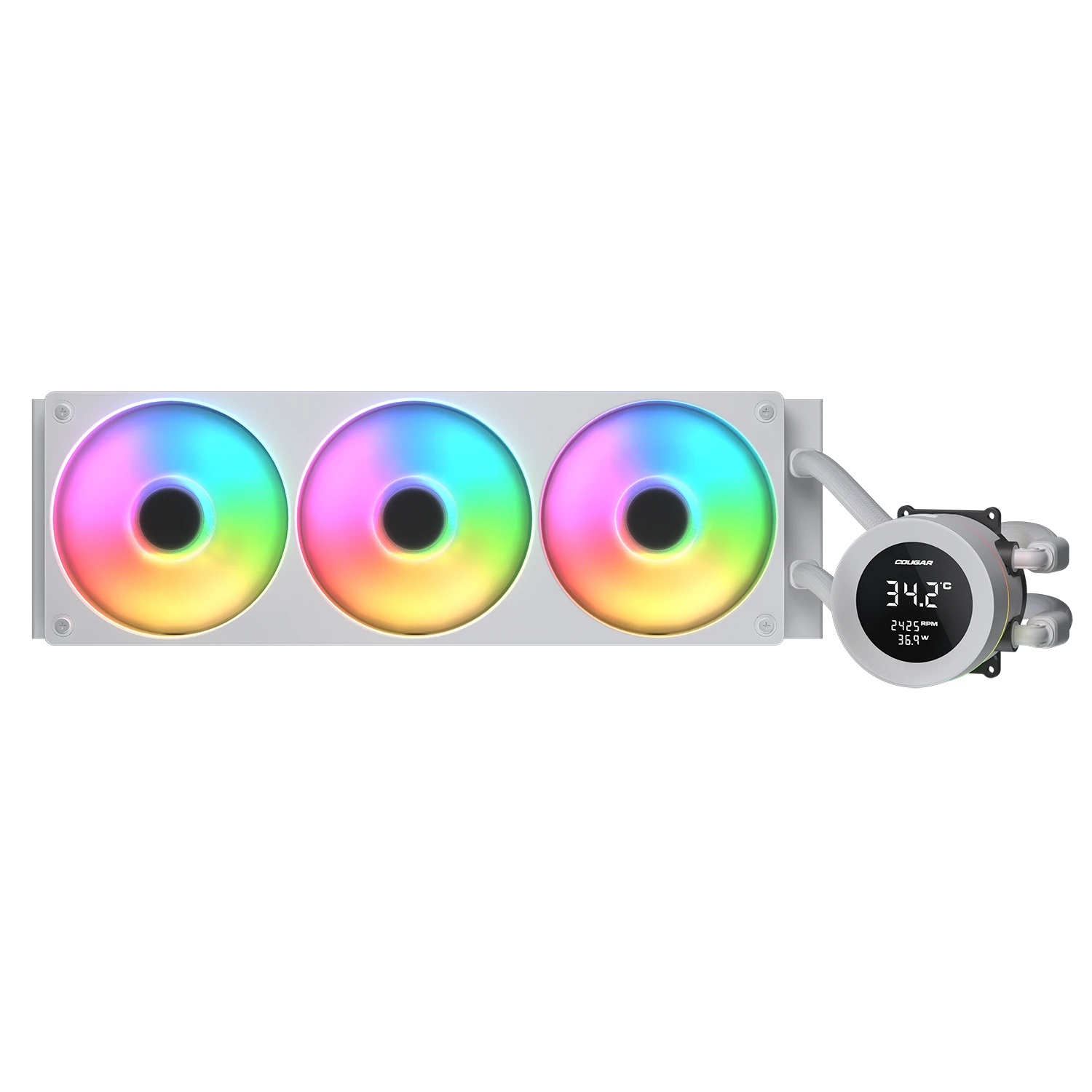 Poseidon Vistek 360 ARGB Blanc - Refroidissement liquide