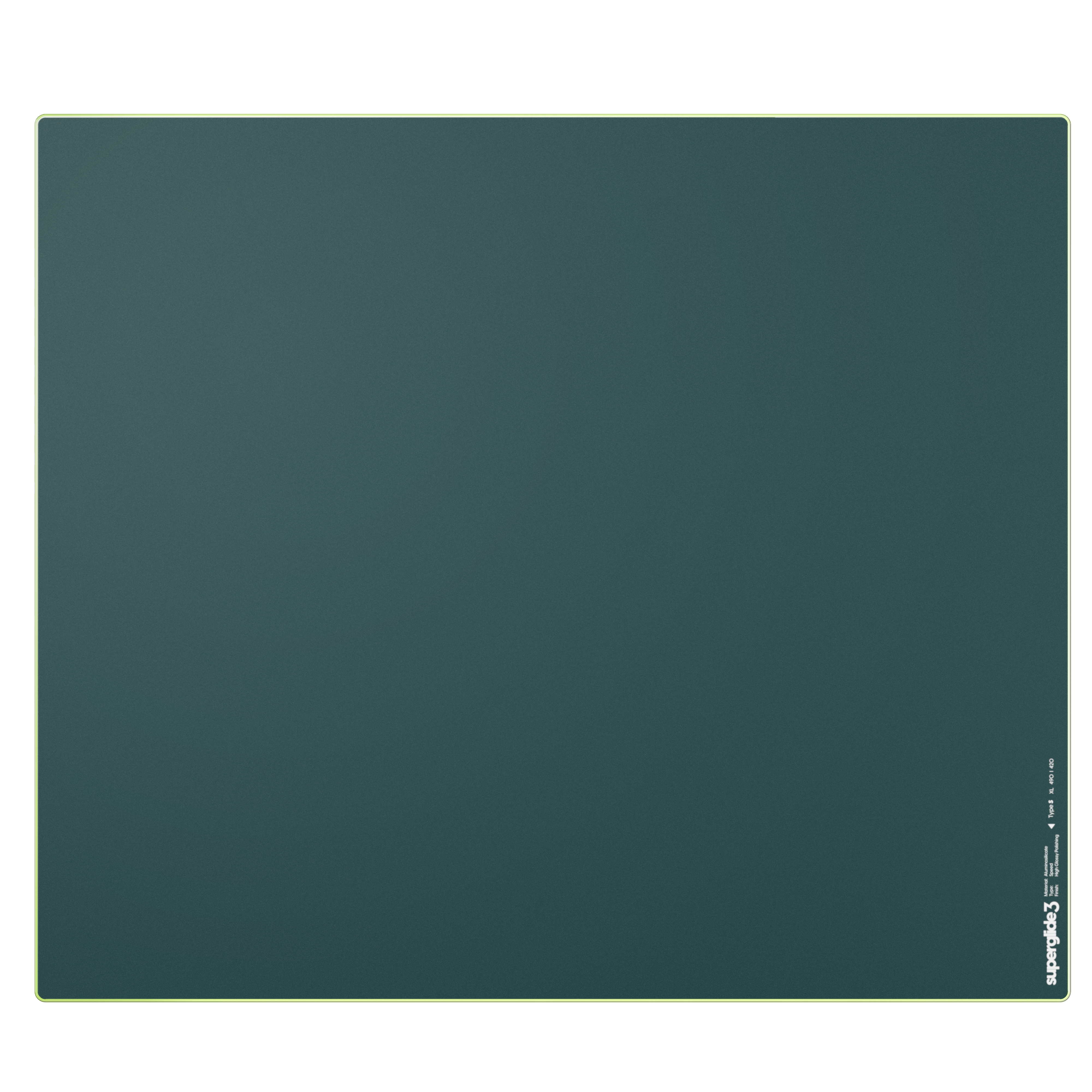 Superglide3 Glass Mousepad - XL - Green