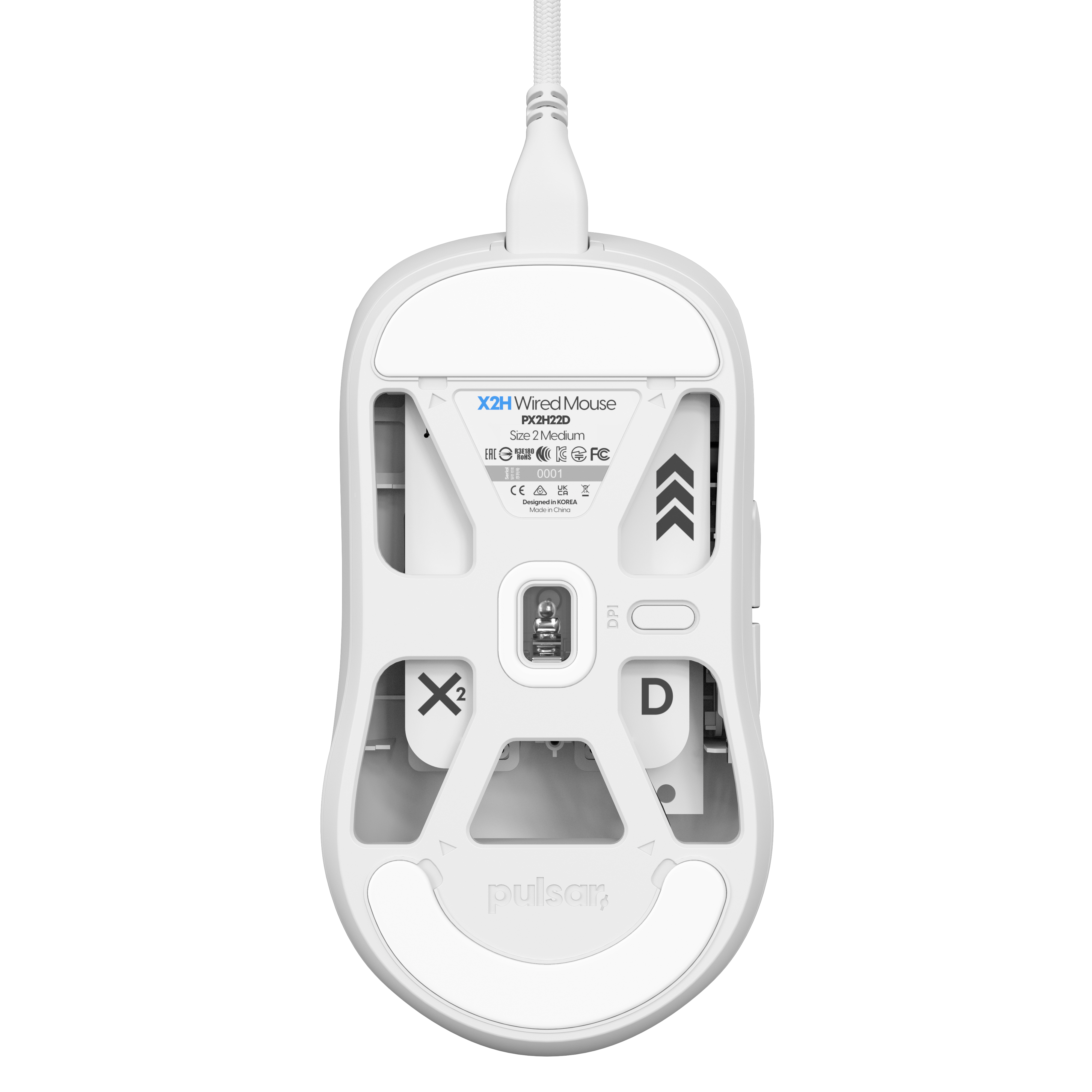 X2H Wired - Taille moyenne - Blanc