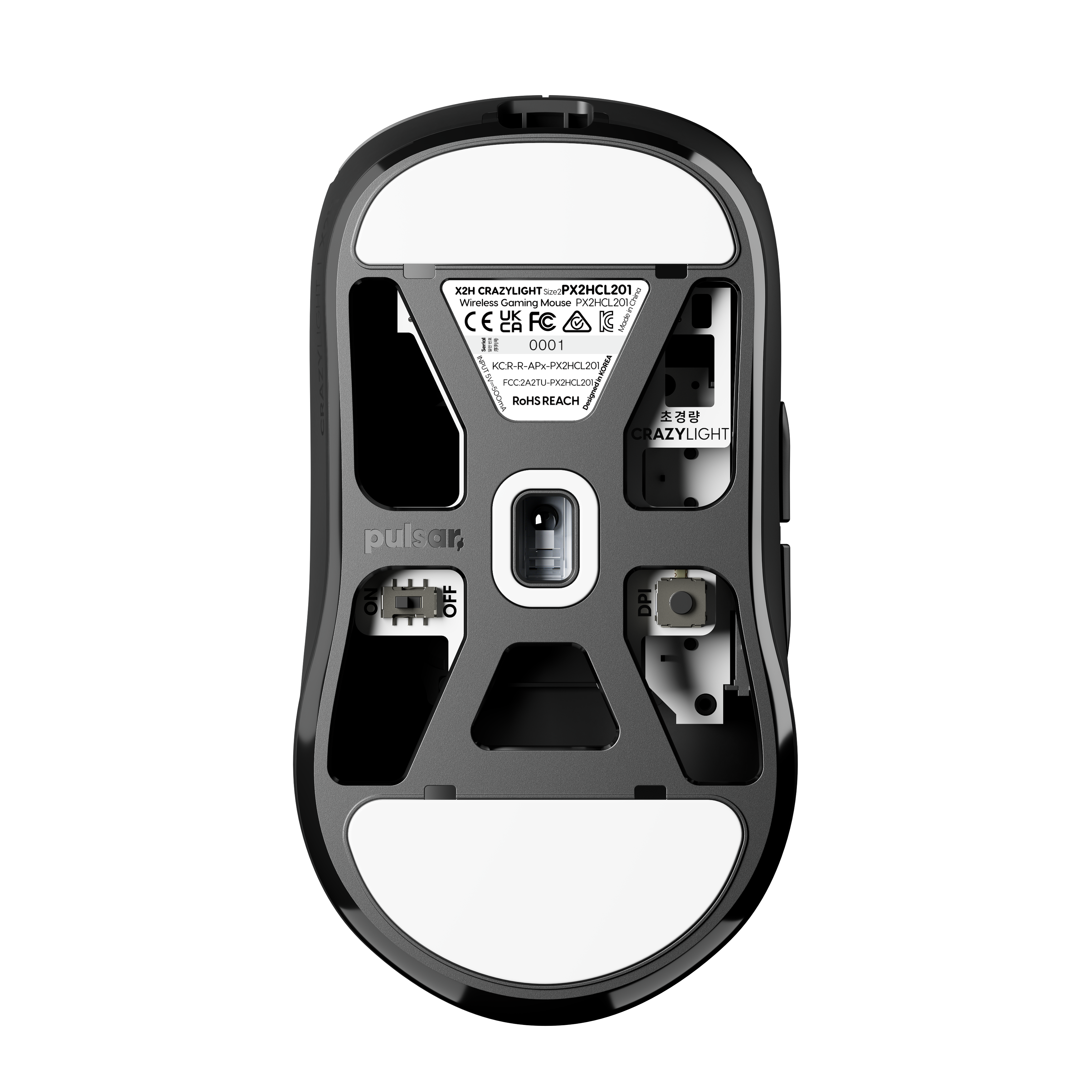 X2H CrazyLight - Moyen - Noir de jais