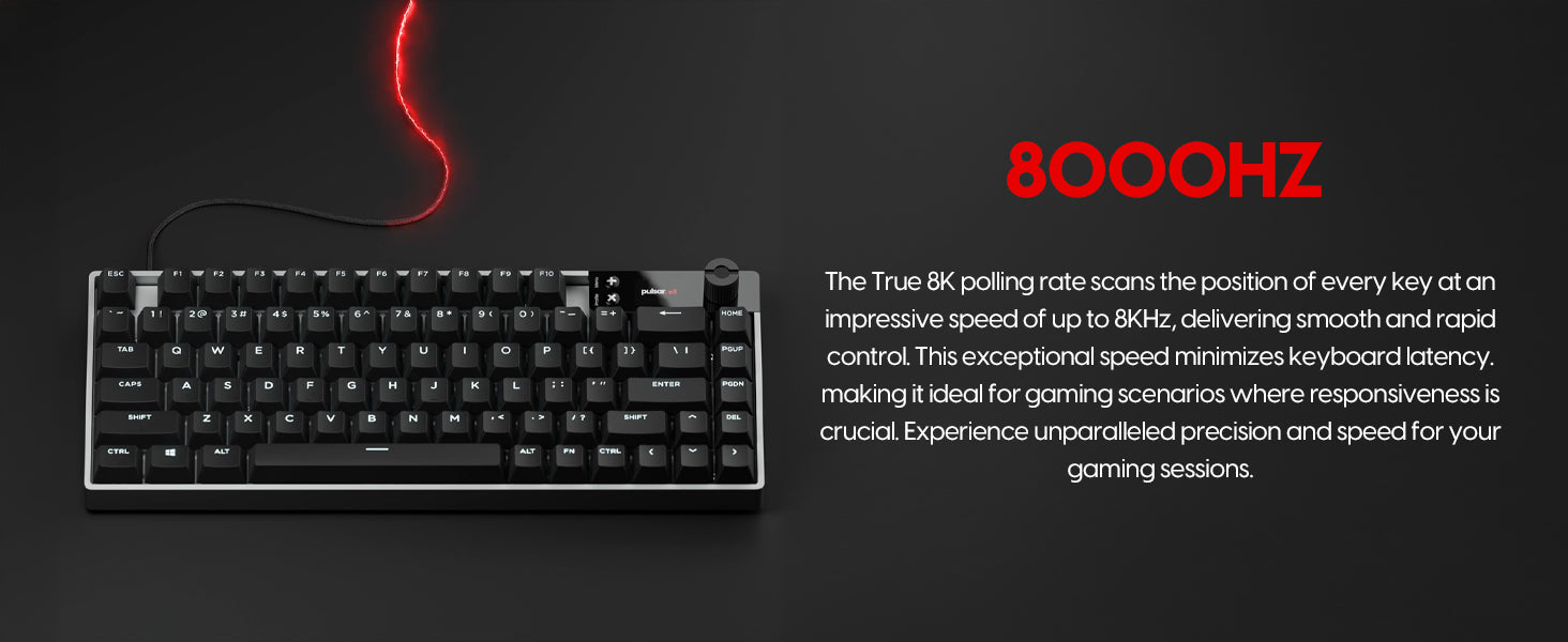 eS HE 70 - Hall Effect Keyboard - Black