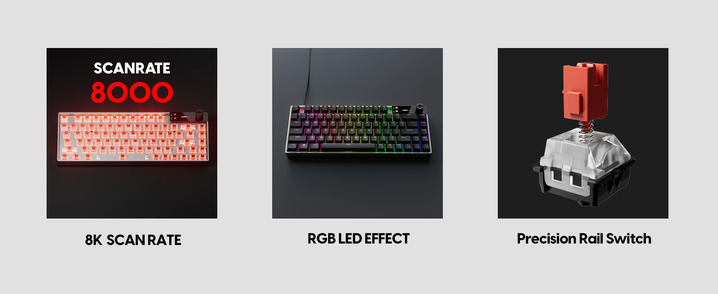eS HE 70 - Hall Effect Keyboard - Black
