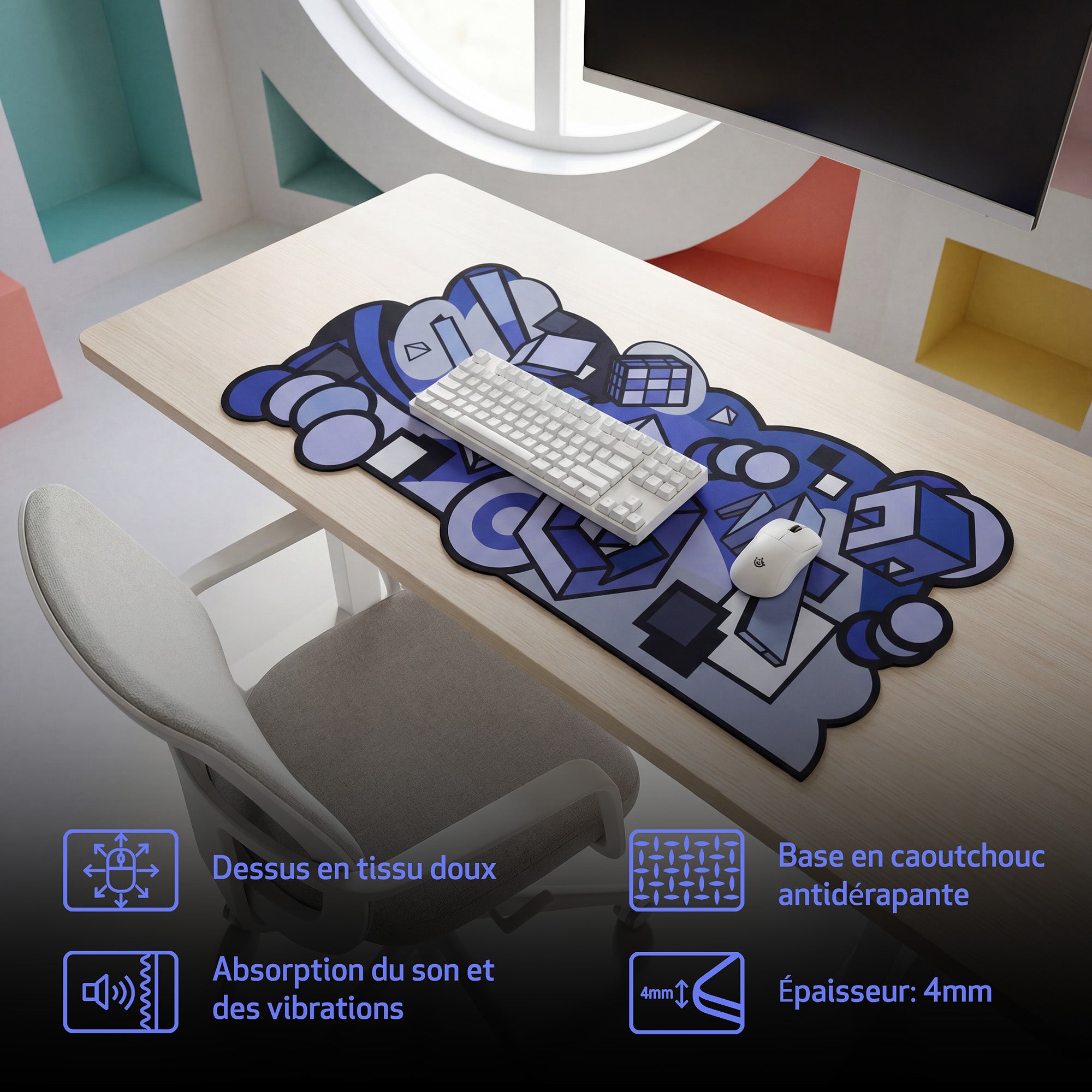 Cloth Deskpad - Retrograde - Dark