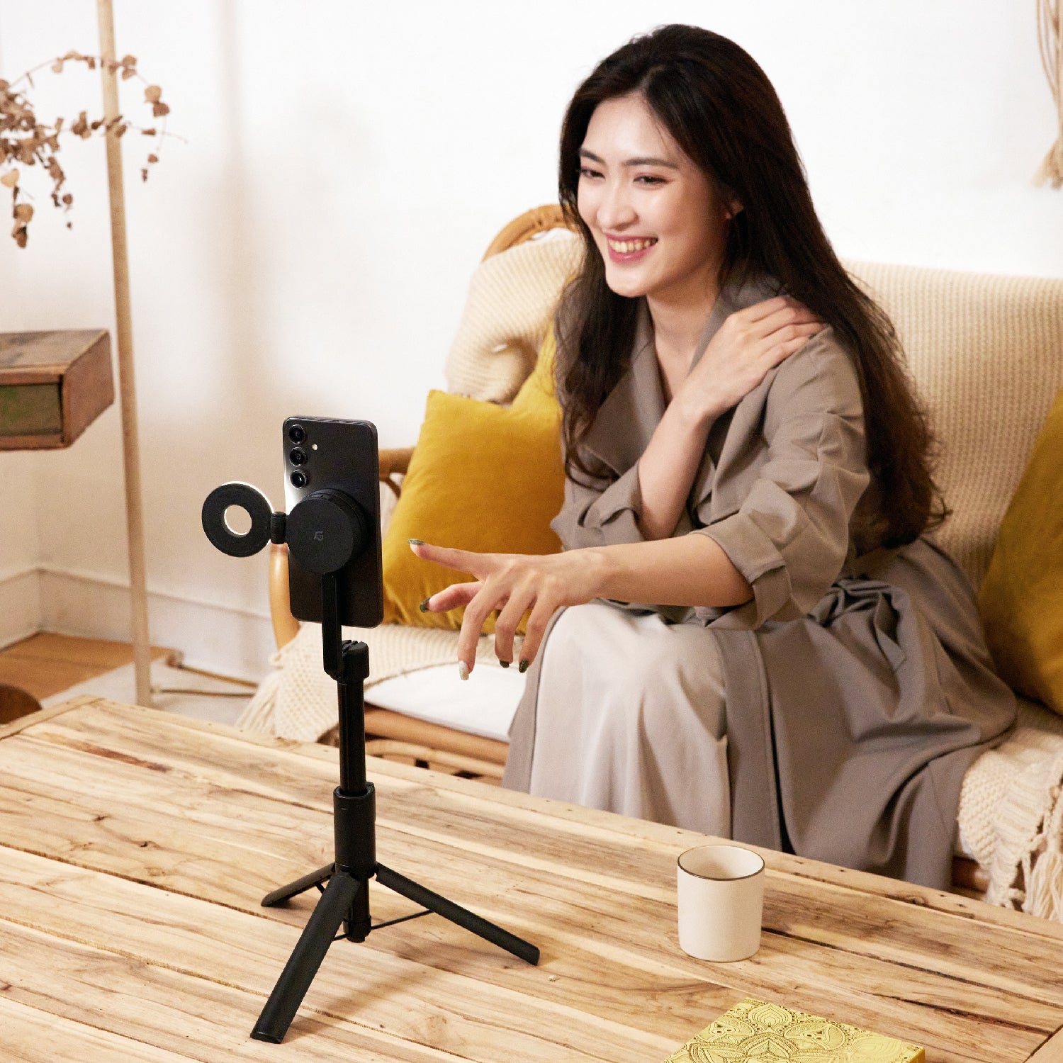 SELFIE II - Perche à selfie avec trépied Bluetooth sans fil