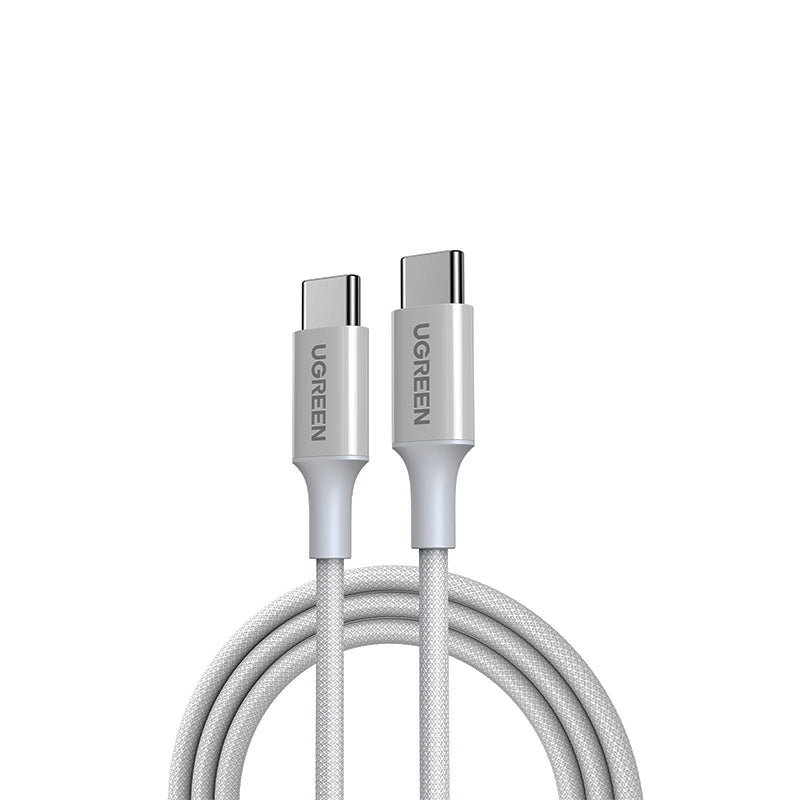USB-C to USB-C 5A - 100W Braided Cable - 2M Gray