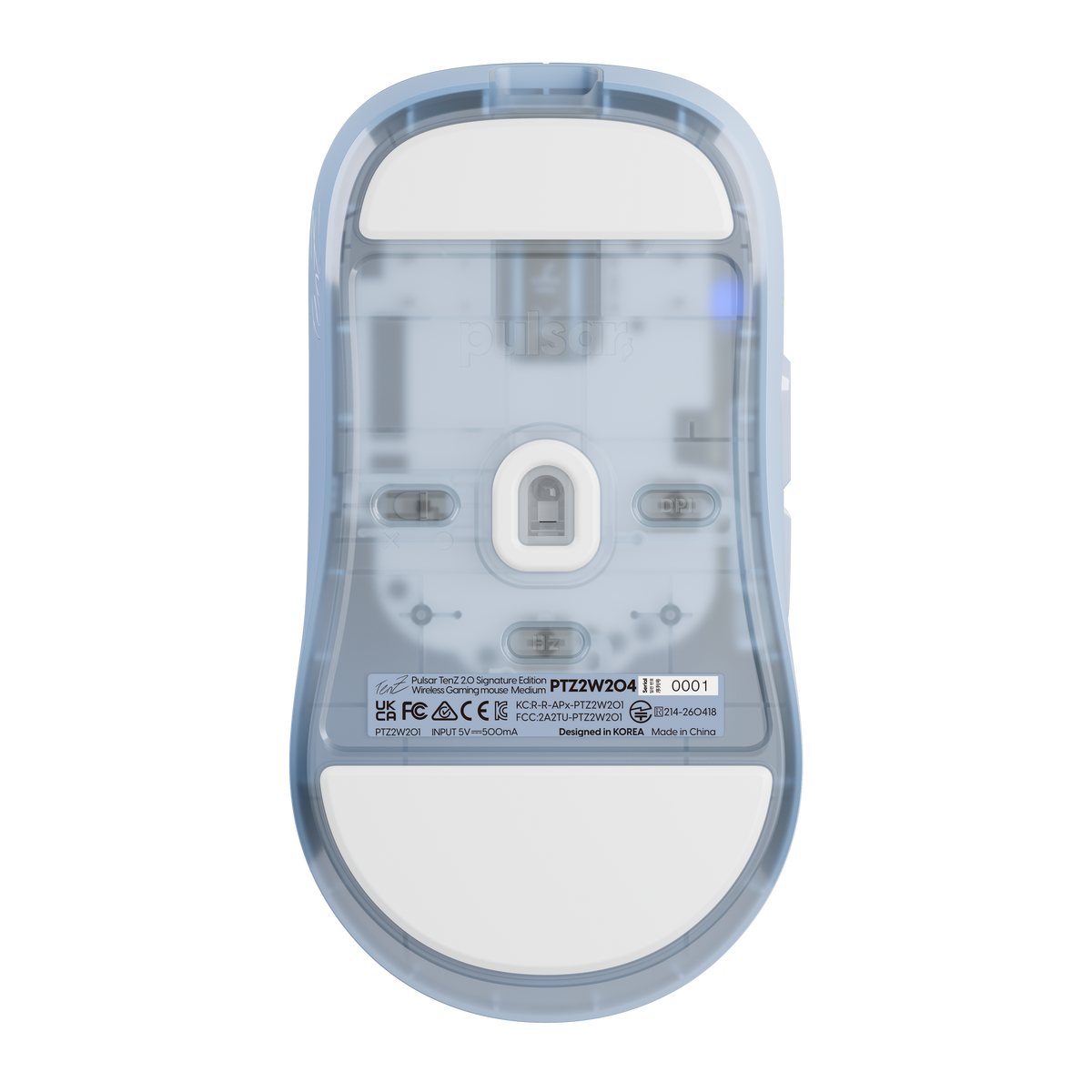 TenZ 2.0 Gaming Mouse - Misty Blue - Medium