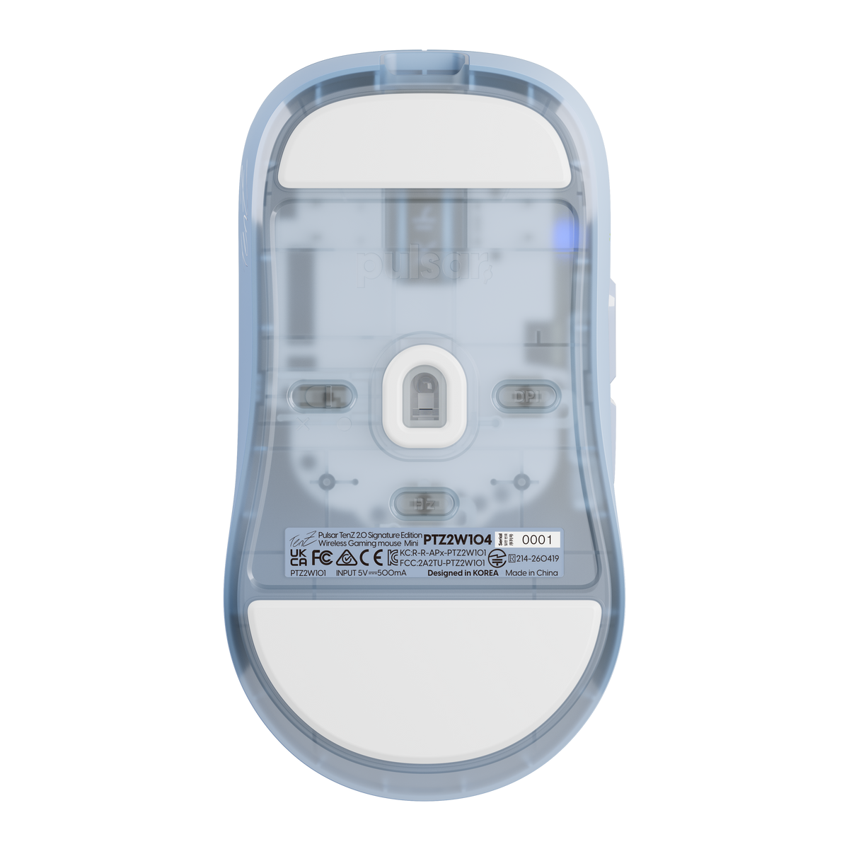 TenZ 2.0 Gaming Mouse - Misty Blue - Mini