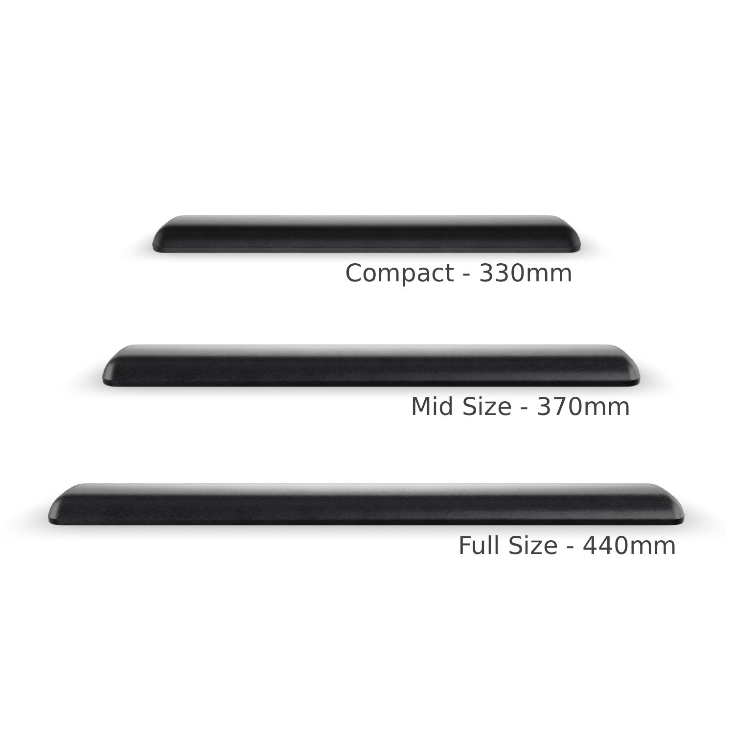 Comfort Gel Wrist Rest - PU Leather  - Mid-Size