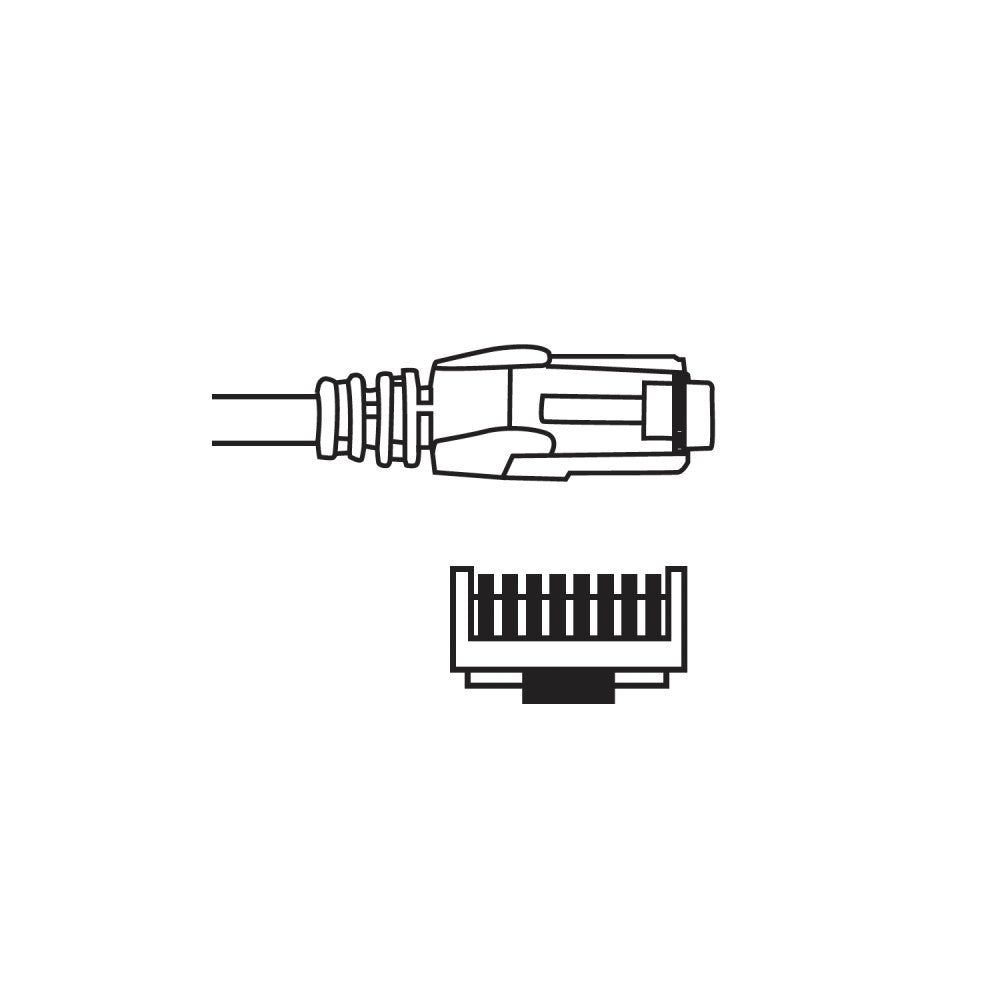 CAT 8 SFTP Patch Cable - 35ft Grey