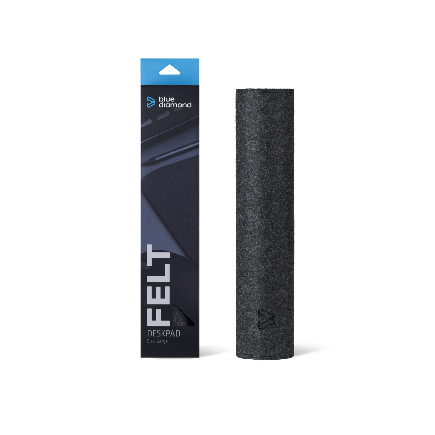 Felt Desk Mat - Charcoal - Large
