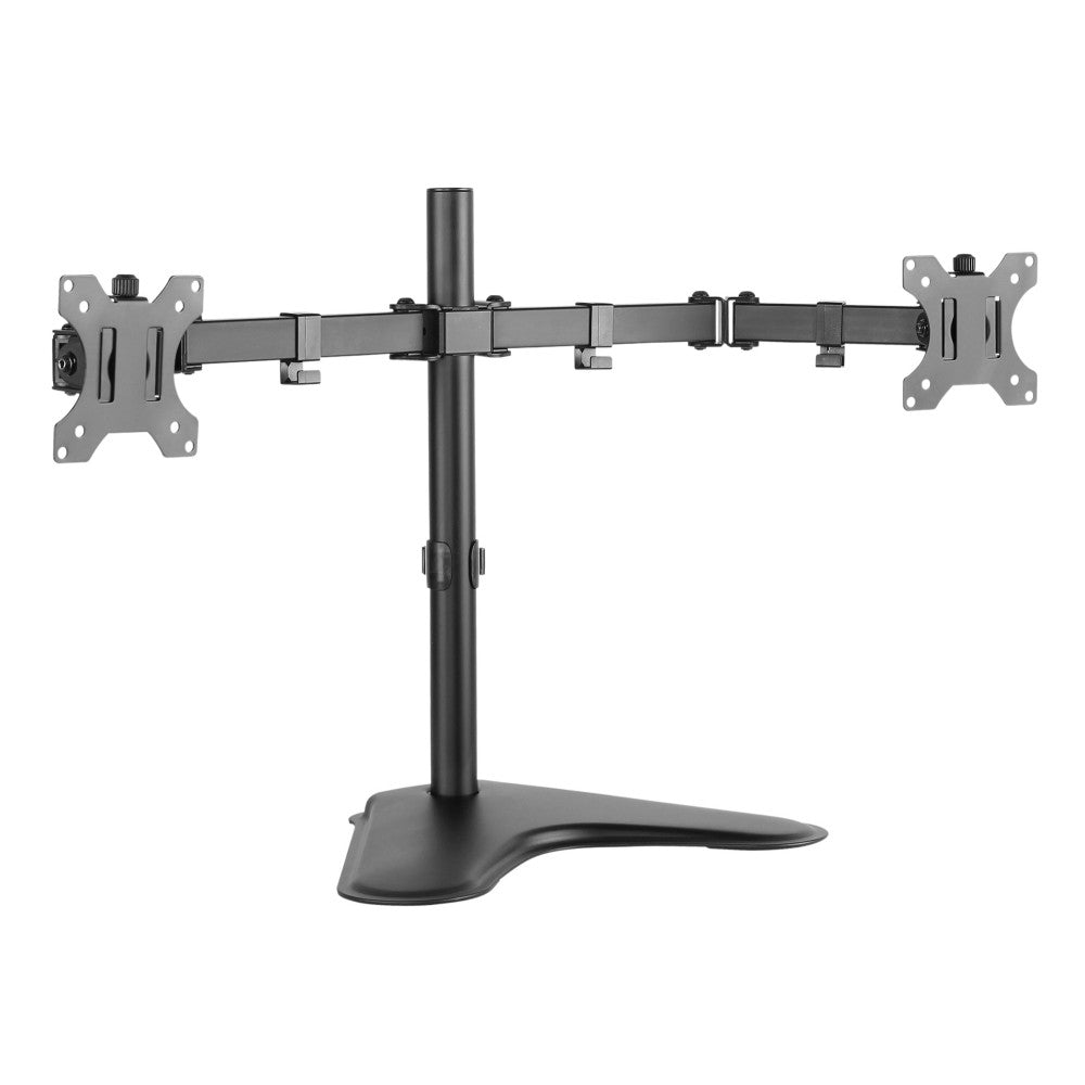 Double Joint Monitor Arm for 2 Monitors 13-32'' with base