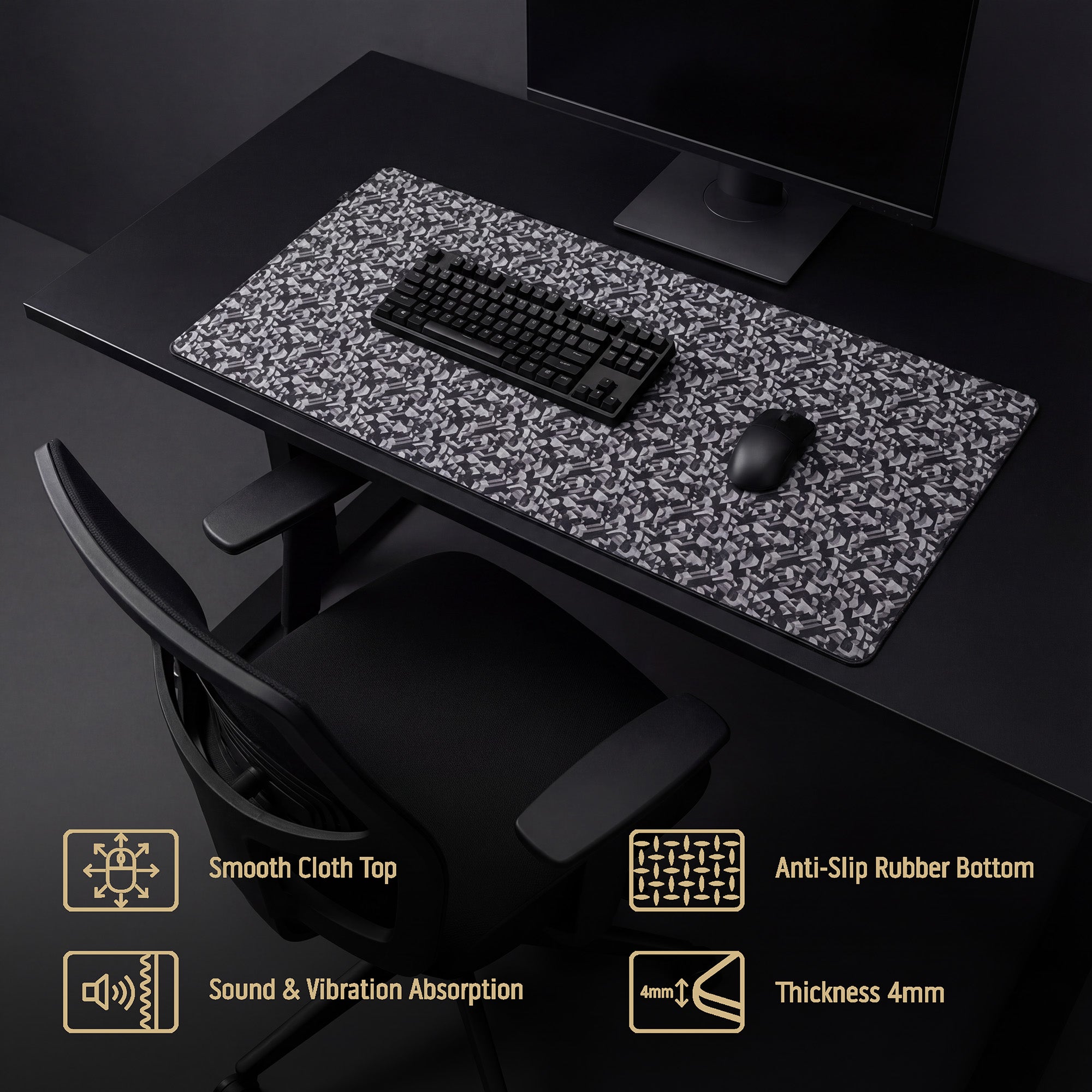 Cloth Deskpad - Labyrinth - Lunar