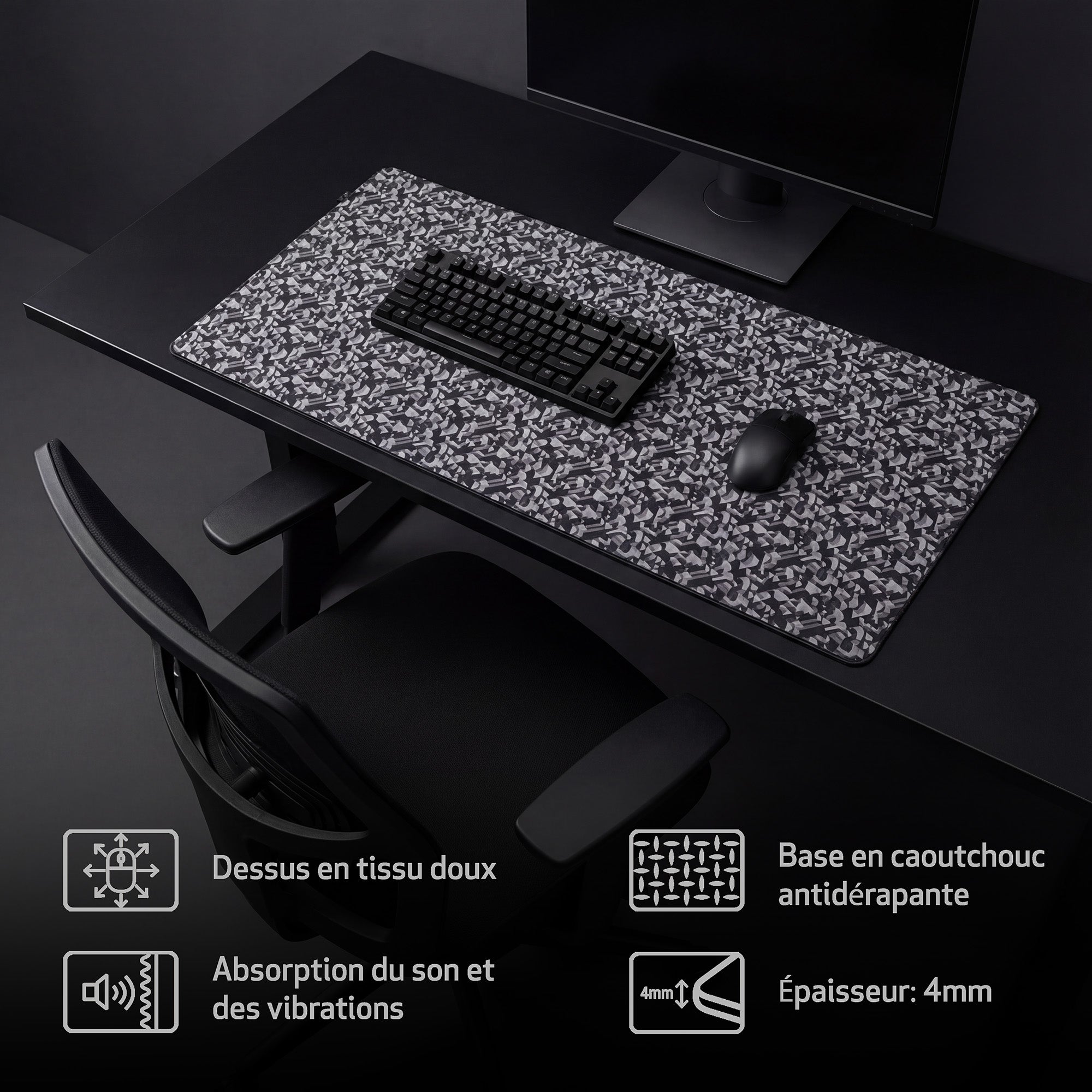 Cloth Deskpad - Labyrinth - Lunar
