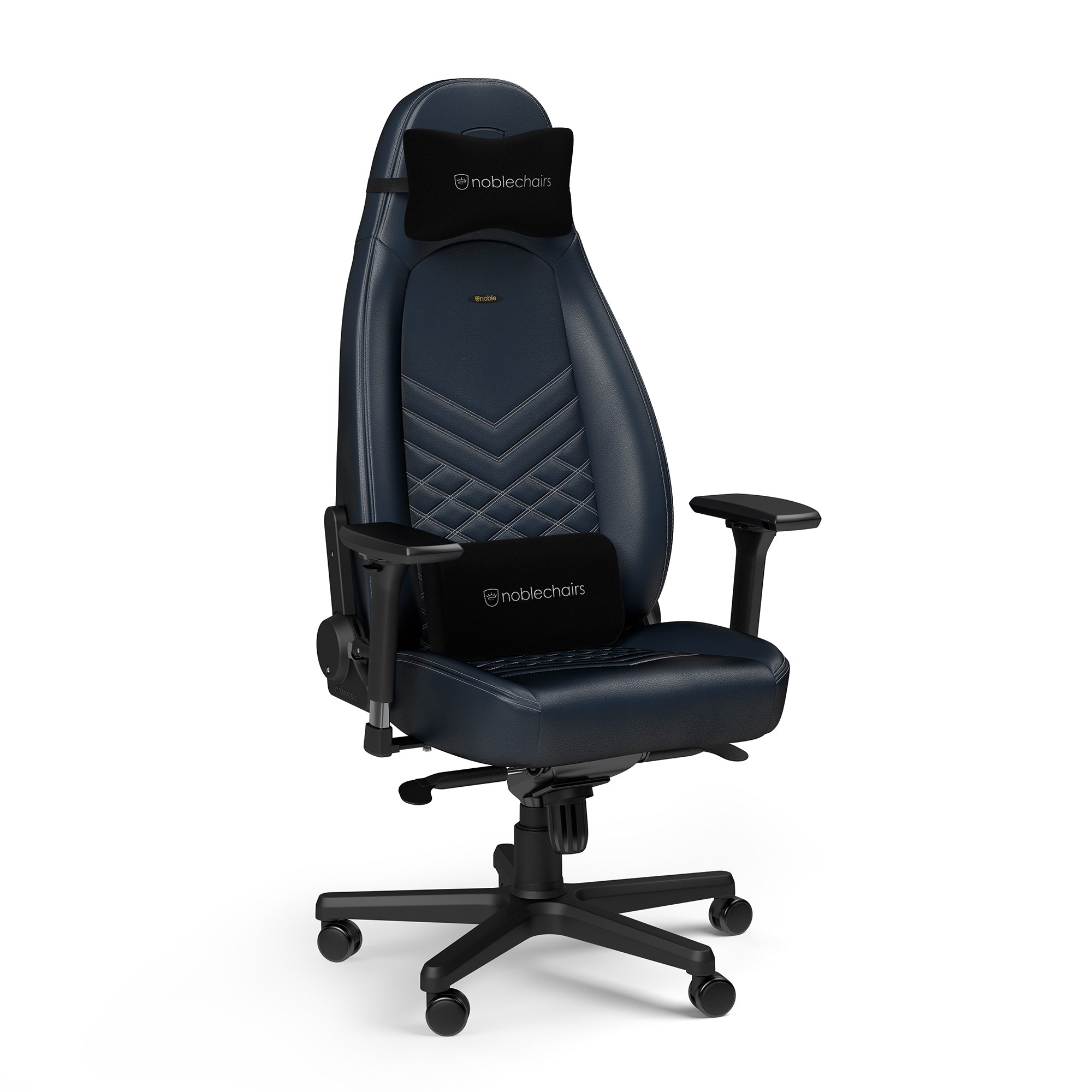 ICON Gaming Chair -  midnight blue/graphite - Real Leather