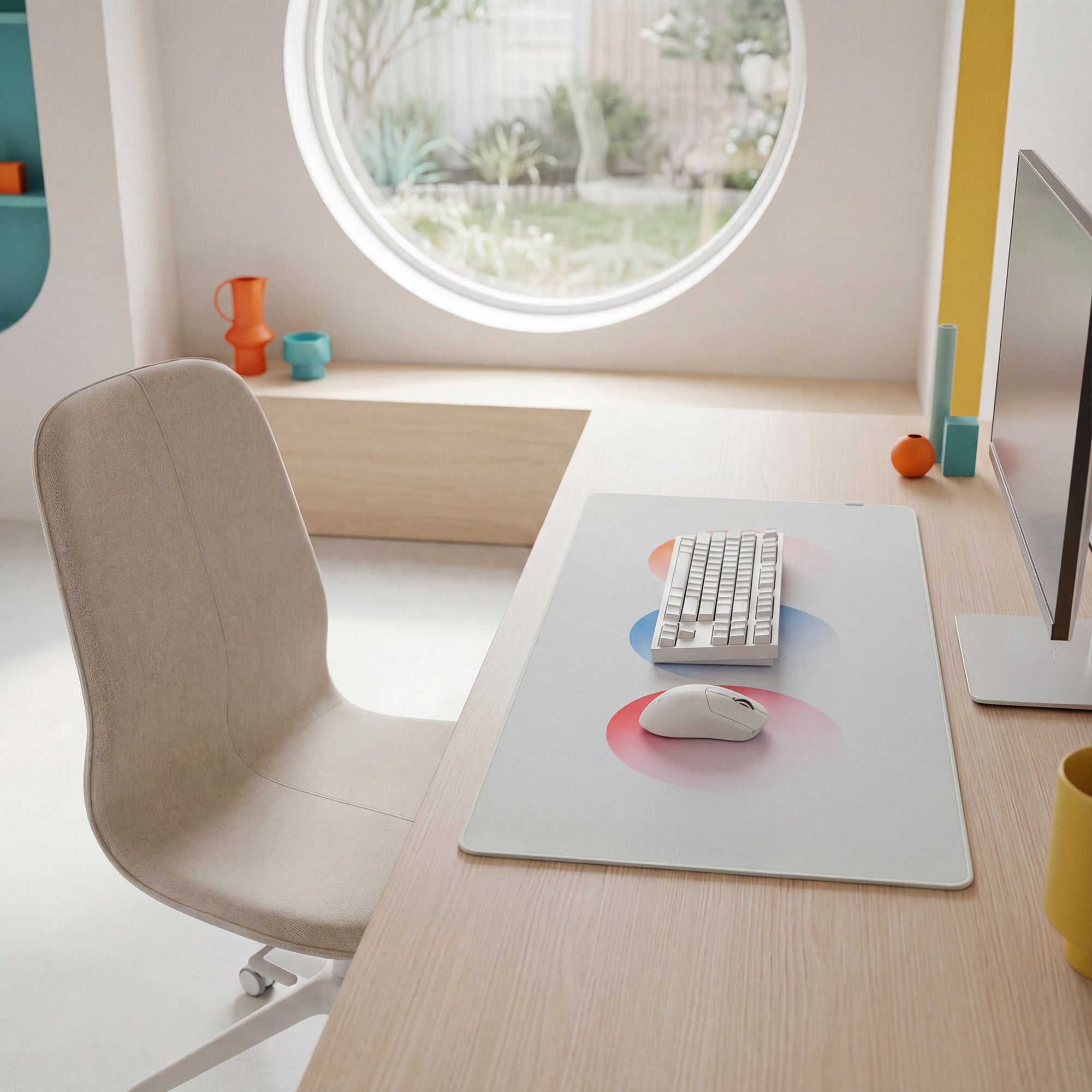 Sous-main en tissu - Silicone