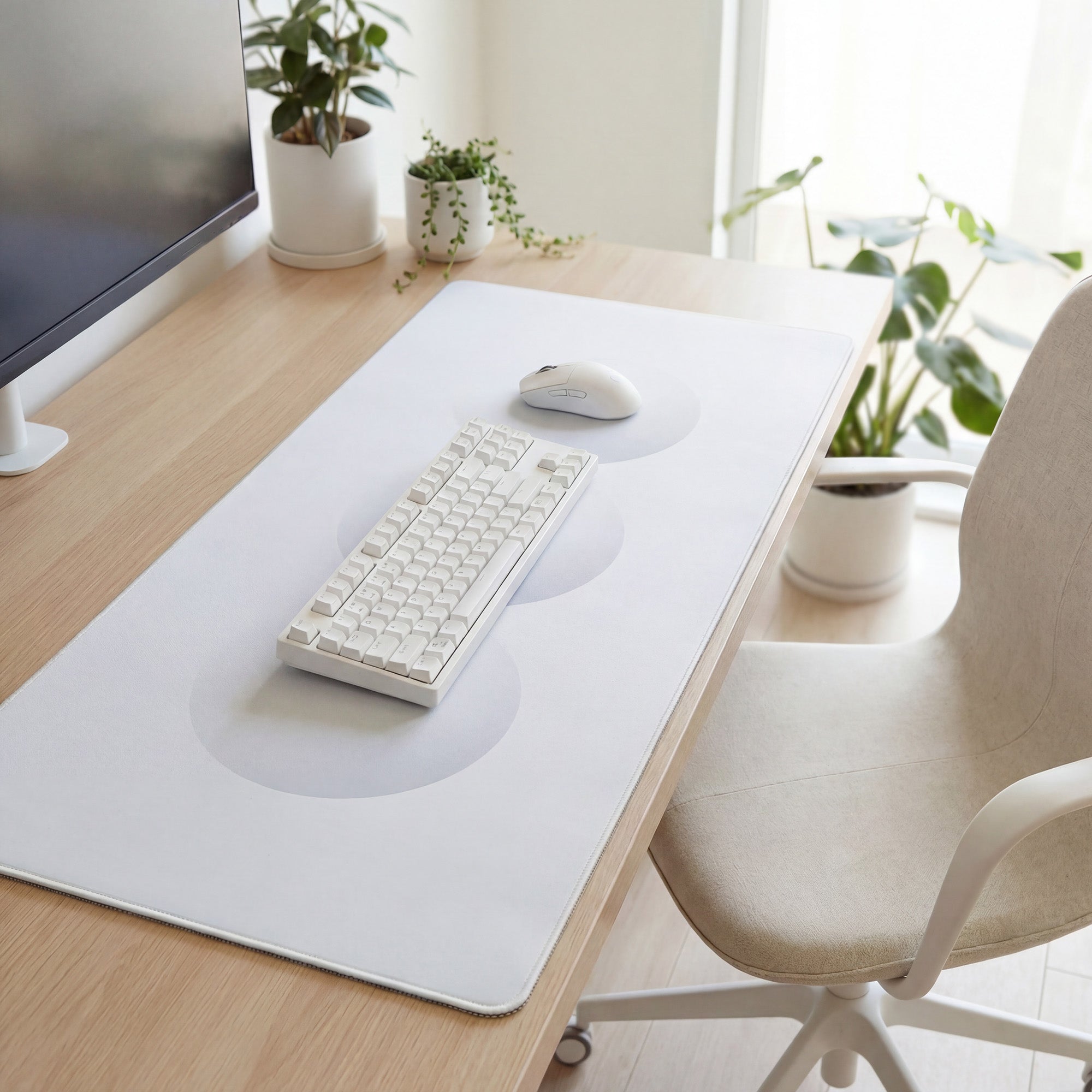 Sous-main en tissu - Silicone - Lunaire