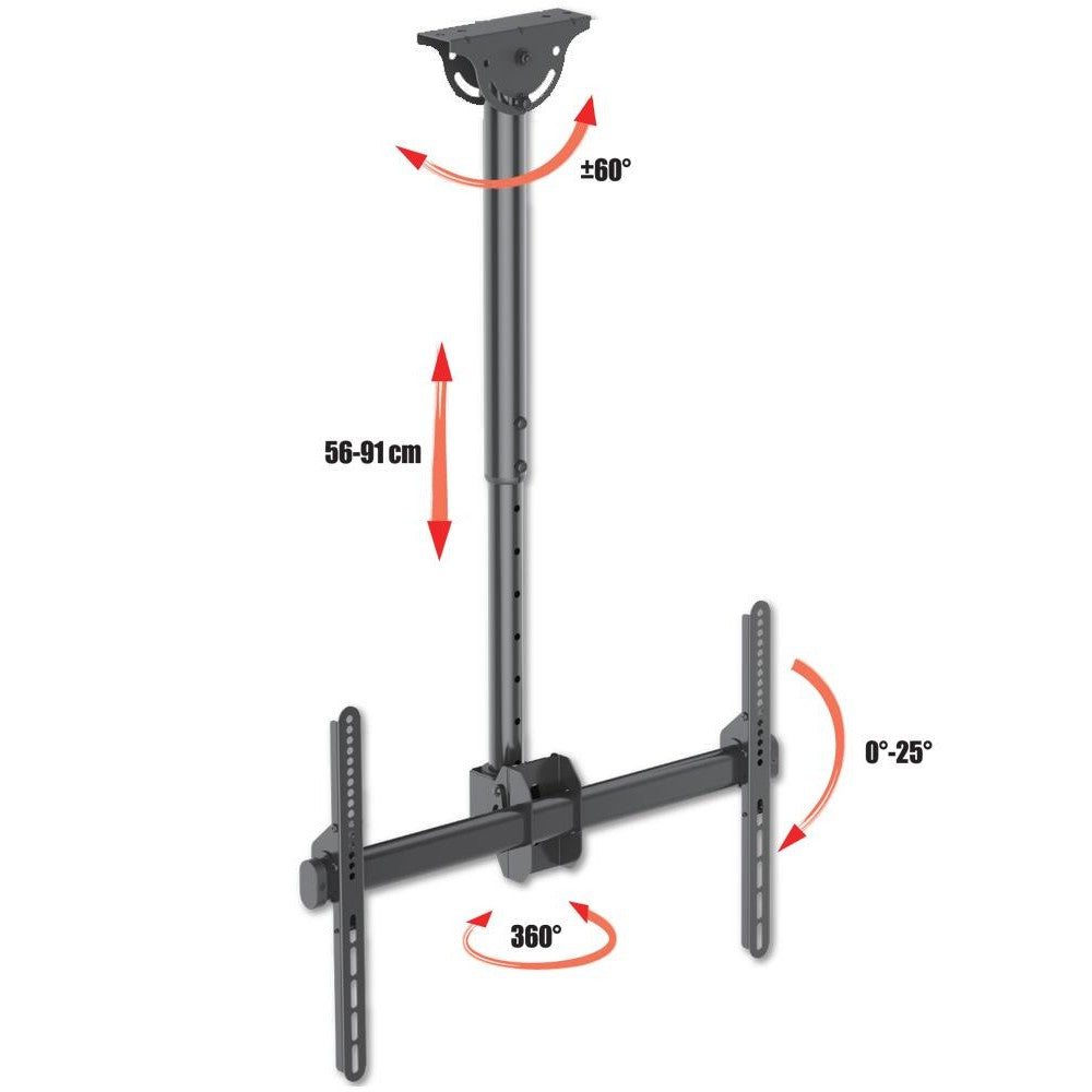 37-70'' Telescopic Ceiling Universal LED TV LCD Support