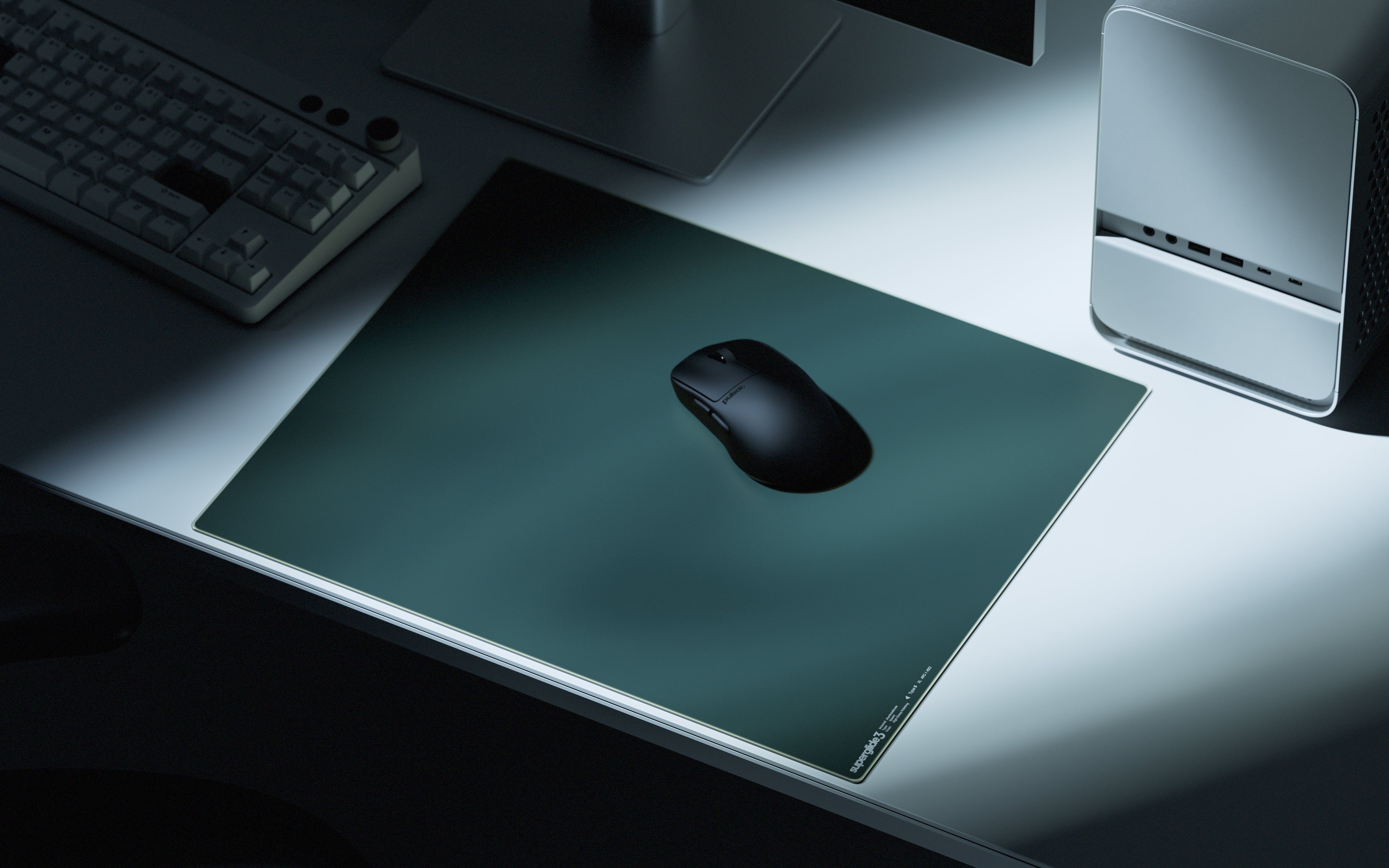 Tapis de souris en verre Superglide3 - XL - Vert