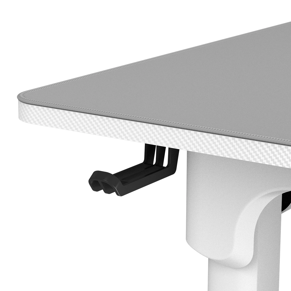 E-Grav 160 White - Height Adjustable Gaming Desk