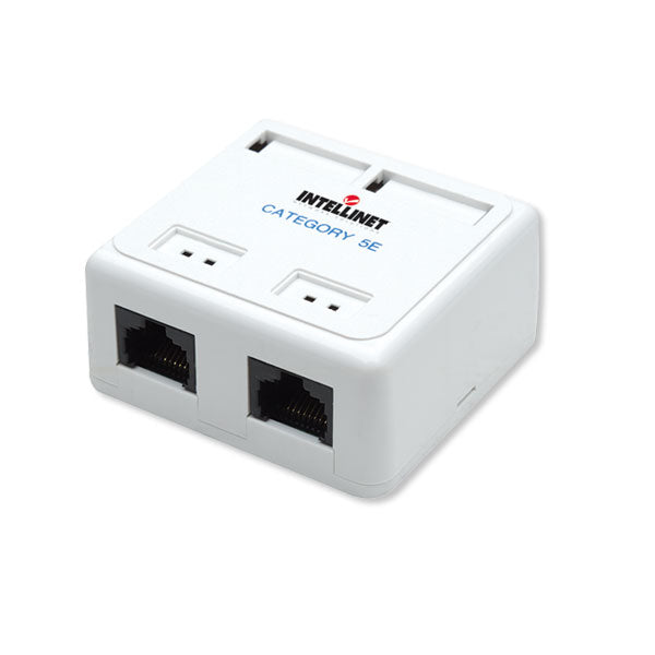 Cat5e Surface Mount - 2 port
