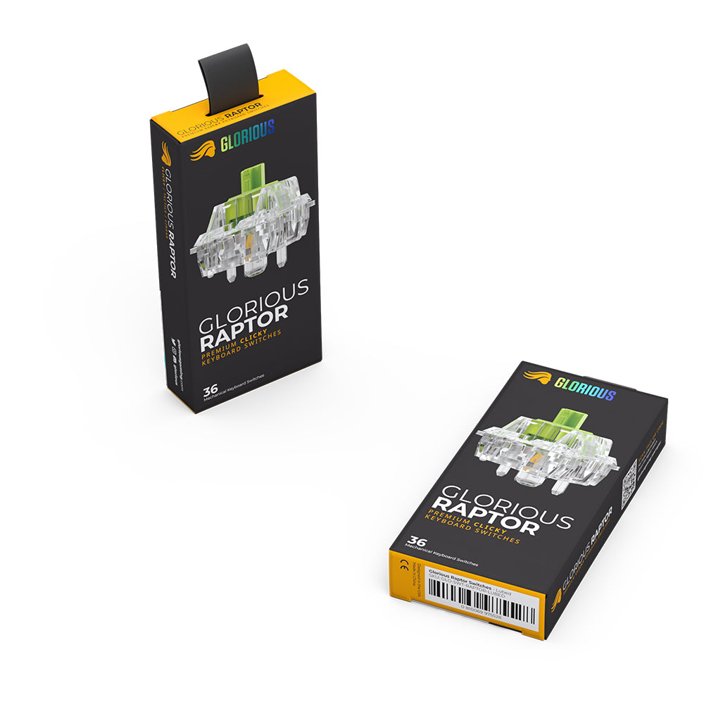 Glorious Raptor Switches - Lubed 36 Pack