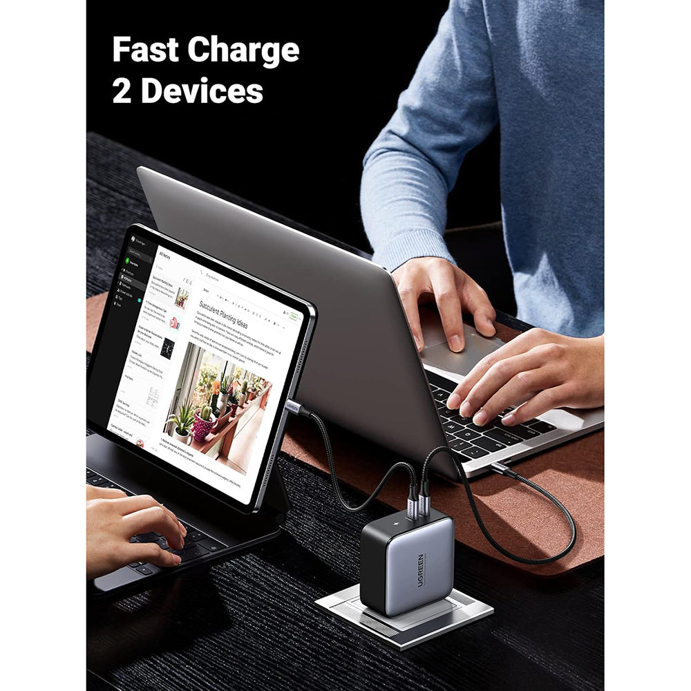 100W GaN Tech Fast Charger - 2x USB-C