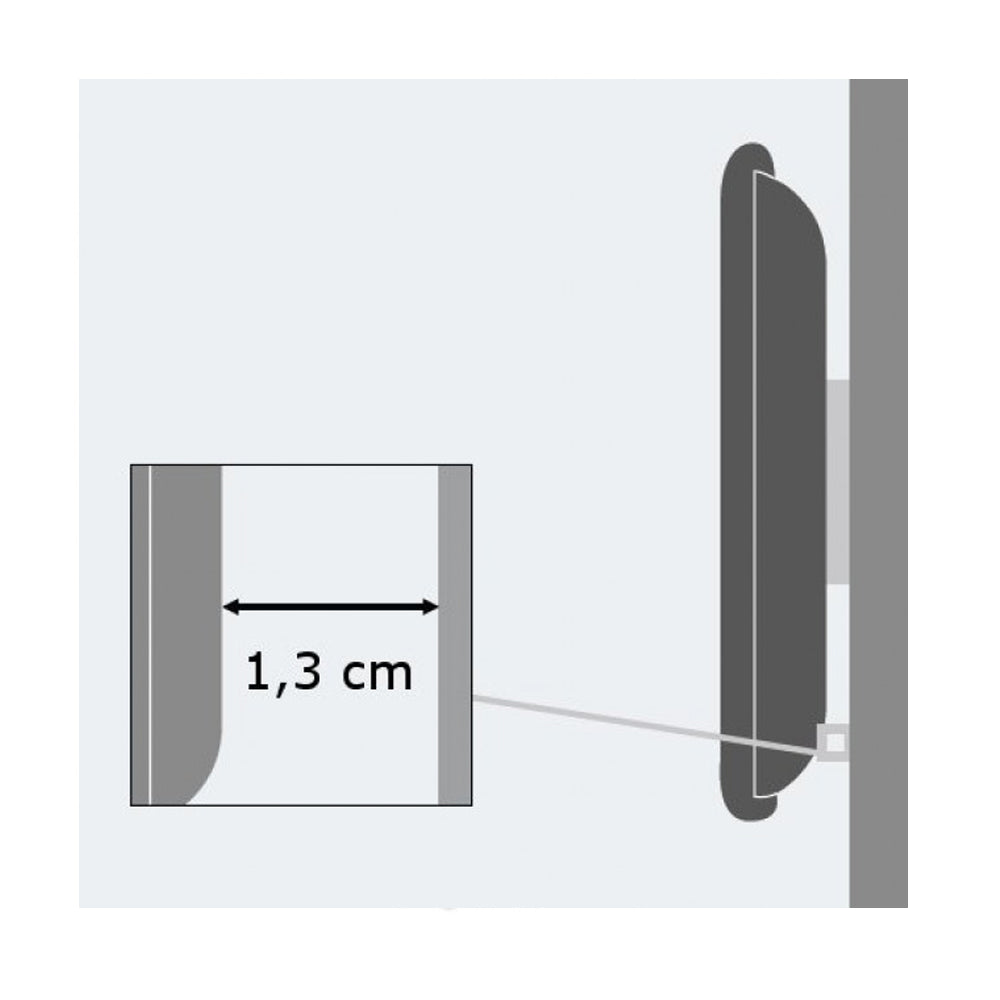 Support mural fixe ultra fin pour téléviseur - 40 à 65 pouces