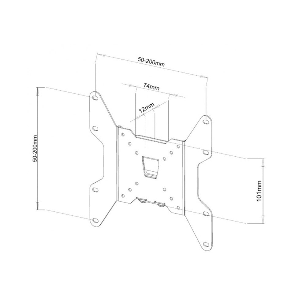 Fixed Wall Mount for 13-37in TVs