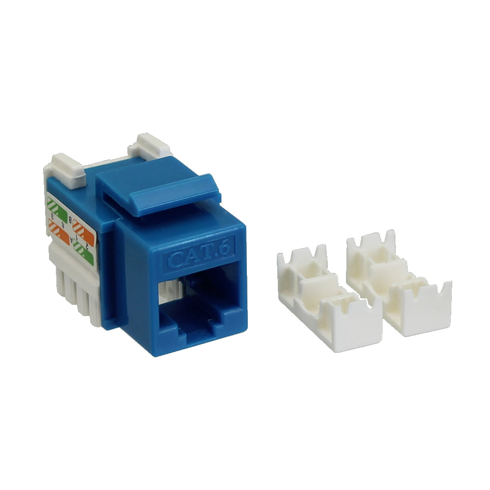Cat6 RJ45 Keystone Jack - Blue