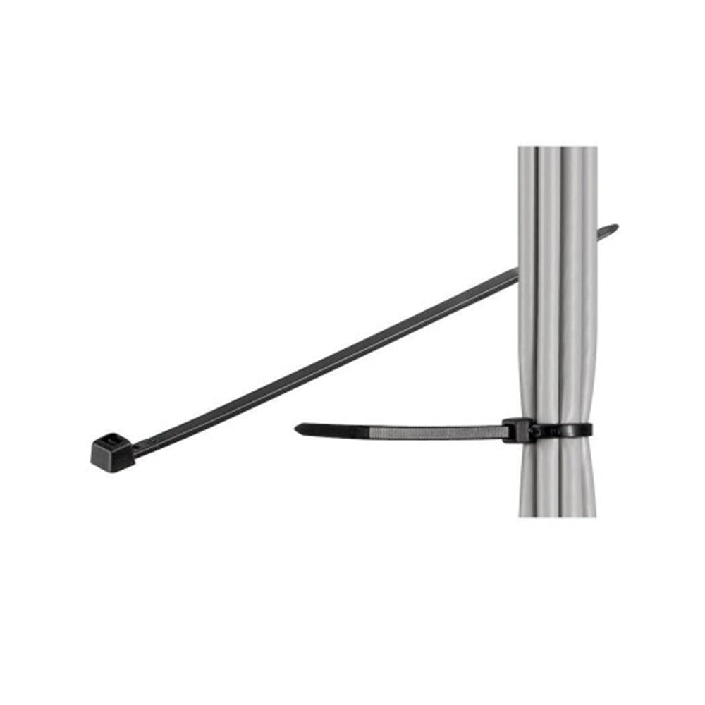 10cm Black Zip Tie, 100 Pack