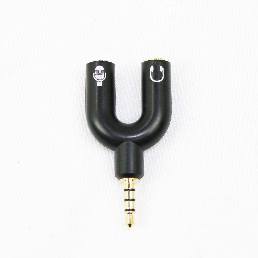 Audio + Mic Headset Splitter