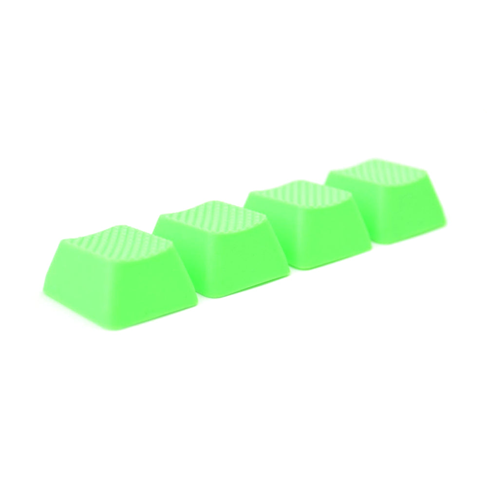 Touches de jeu en caoutchouc vierges - Vert fluo