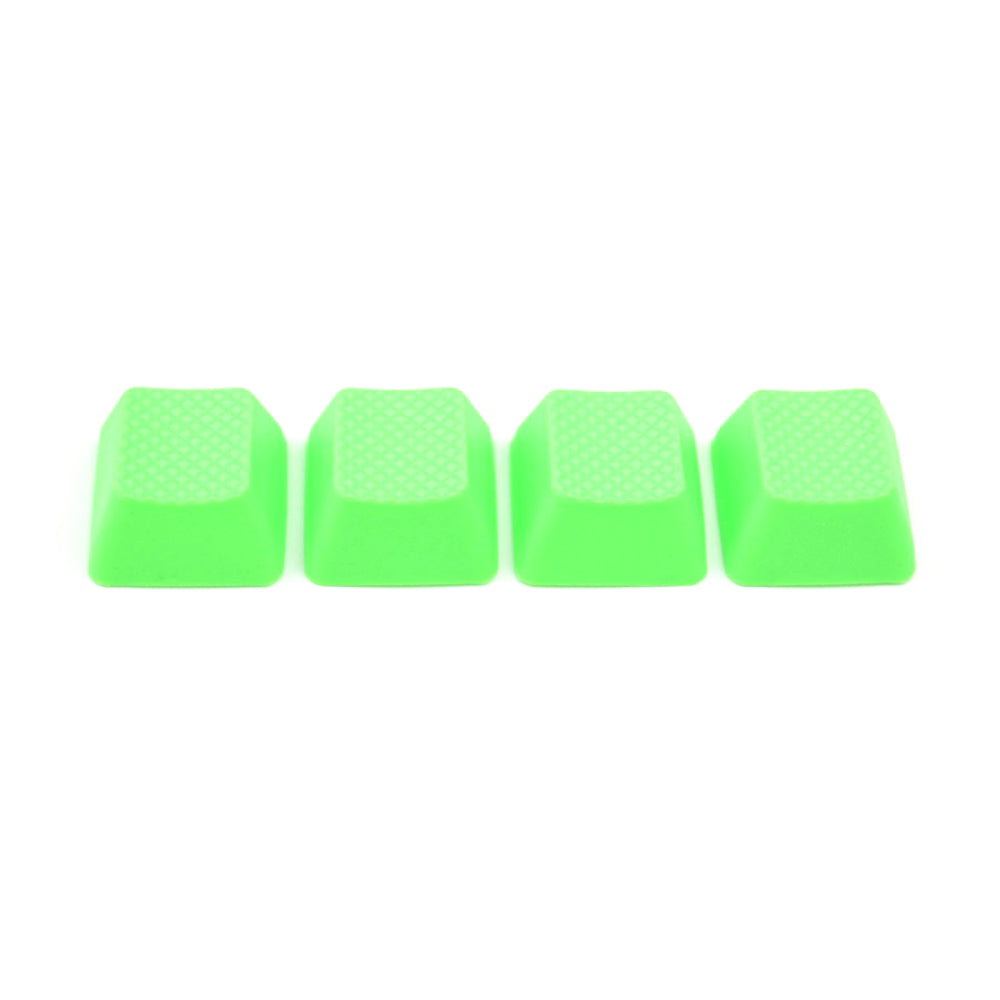 Touches de jeu en caoutchouc vierges - Vert fluo