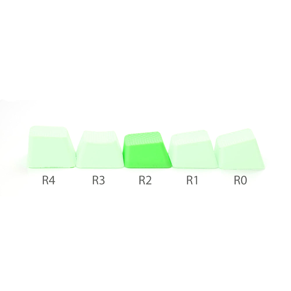 Touches de jeu en caoutchouc vierges - Vert fluo