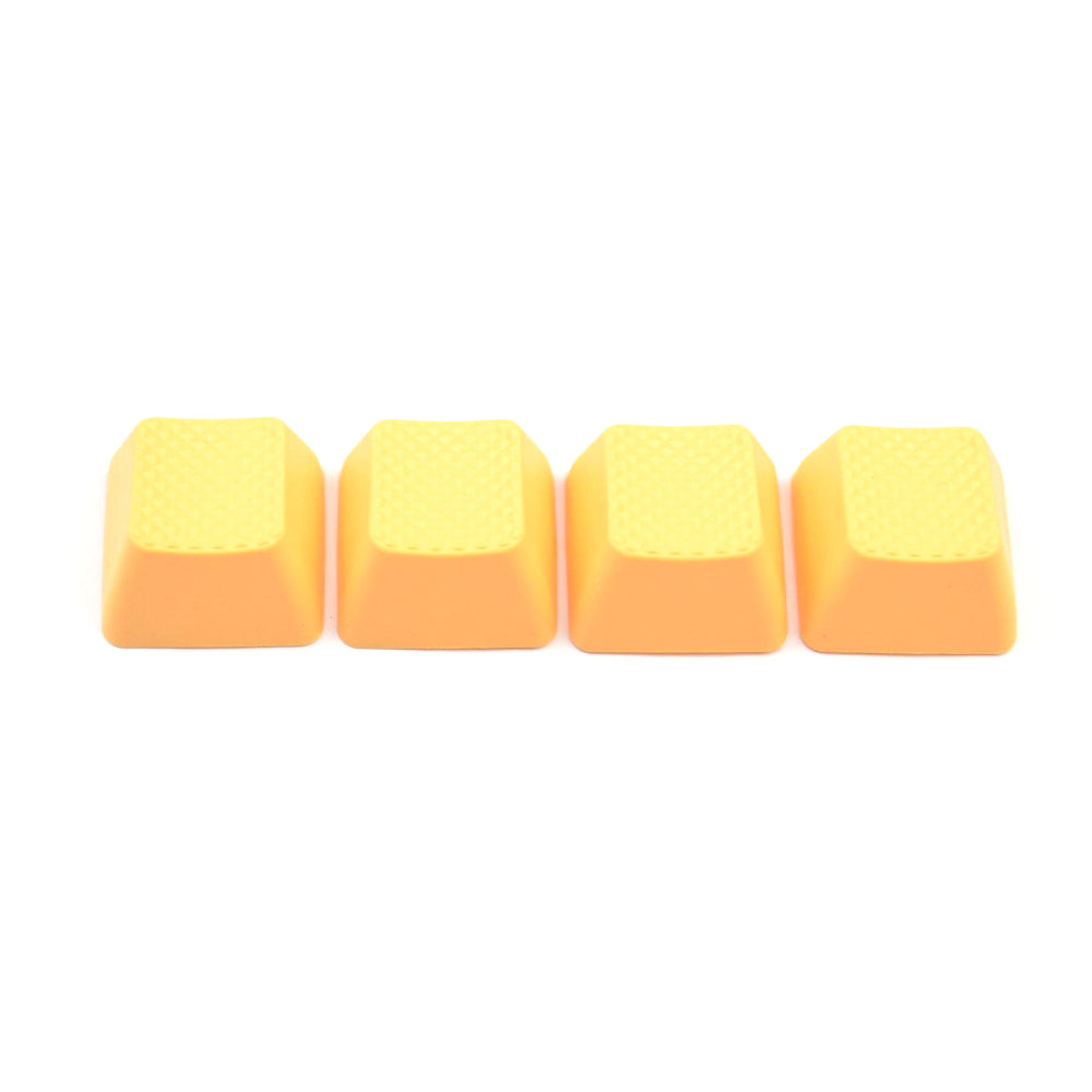 Touches de jeu vierges en caoutchouc - Orange fluo