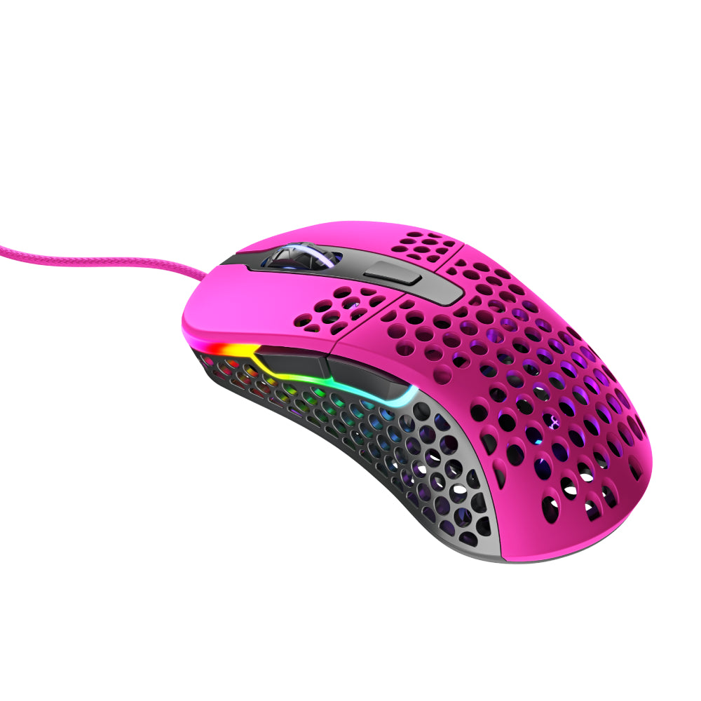 Souris légère Xtrfy M4 RGB - Rose