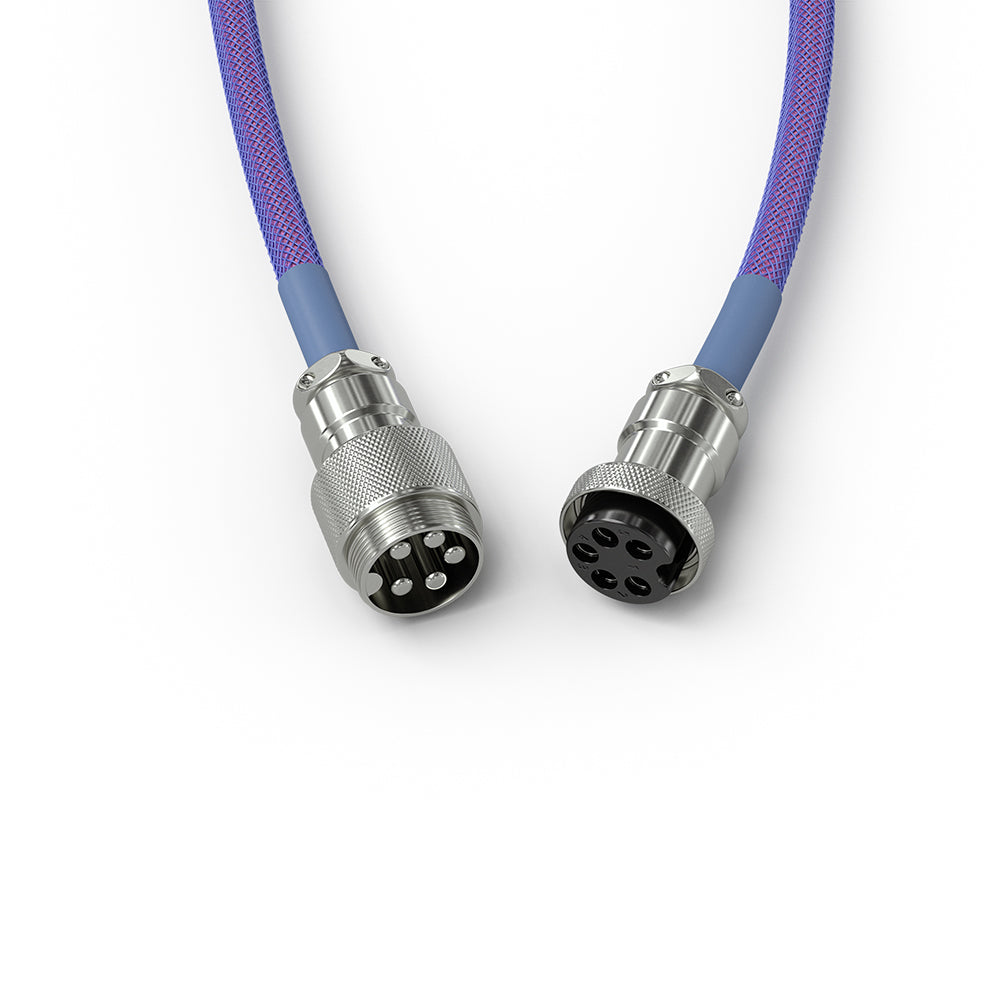 Glorious Coiled USB-C Cable - Nebula